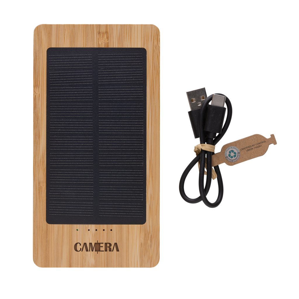Miniature 6 pour Batterie de secours solaire 10.000mAh en bambou Sunwick