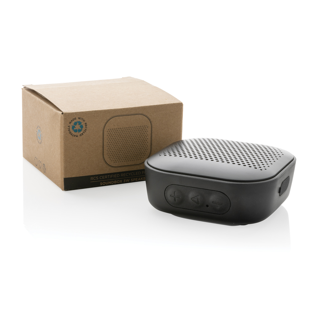 Miniature 10 pour Enceinte 3W en plastique recyclé RCS Soundbox