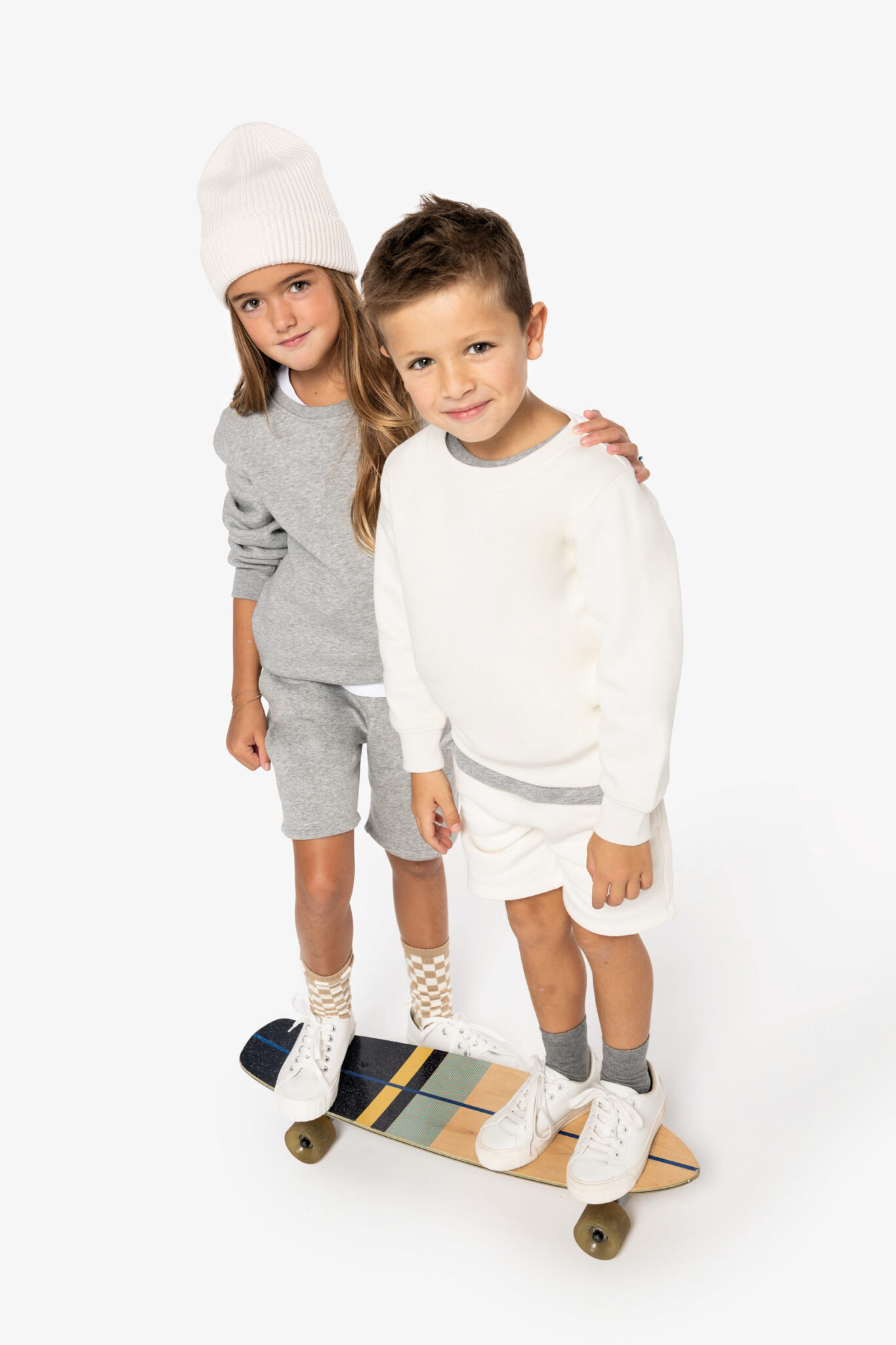 Visuel Sweat-shirt écoresponsable à col rond enfant