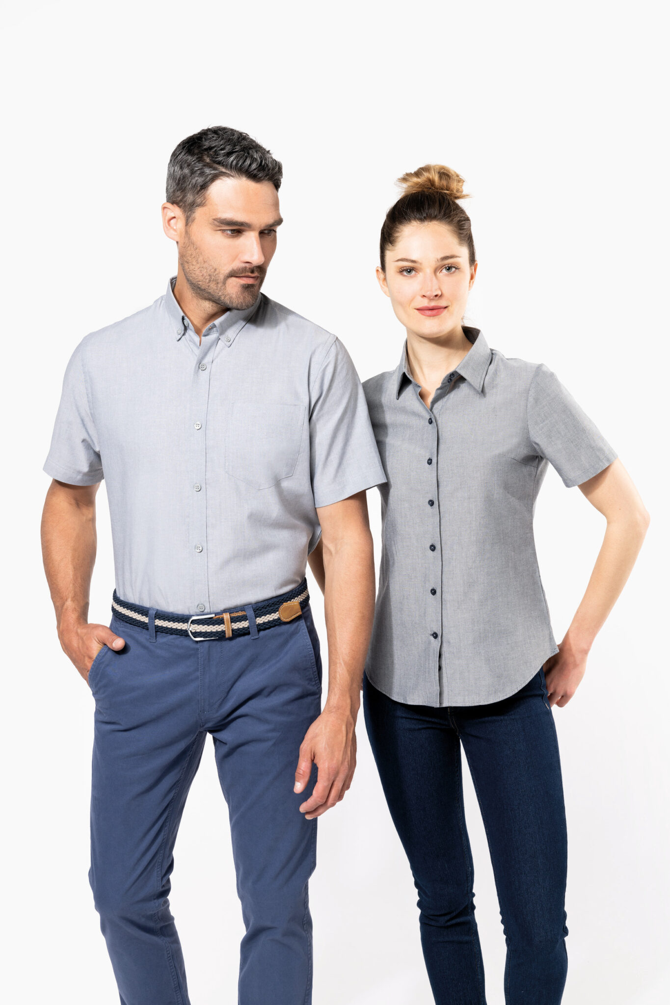Miniature 6 pour Chemise Oxford manches courtes