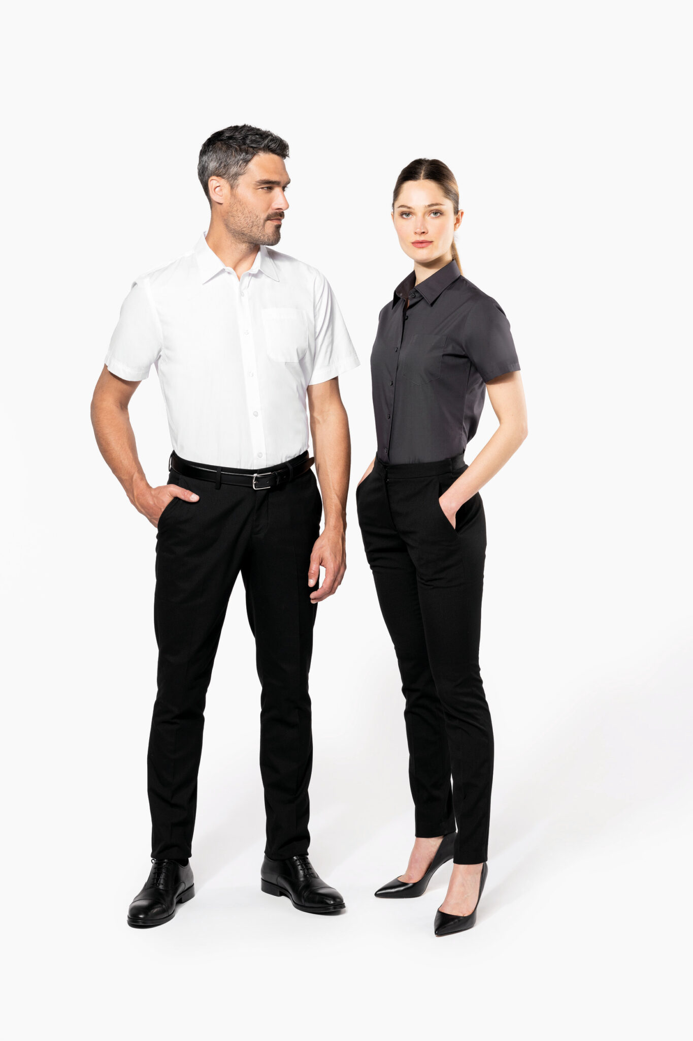 Miniature 8 pour Chemise popeline manches courtes
