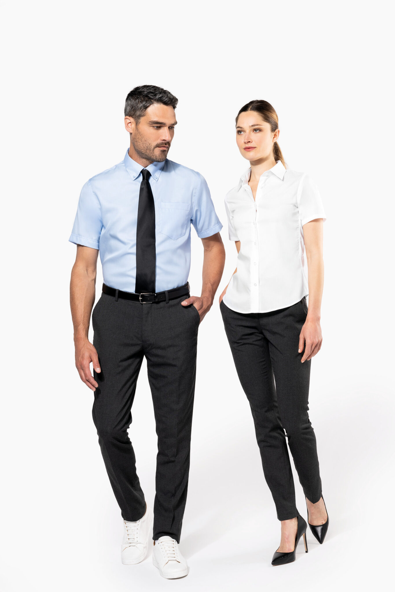 Miniature 7 pour Chemise manches courtes sans repassage femme