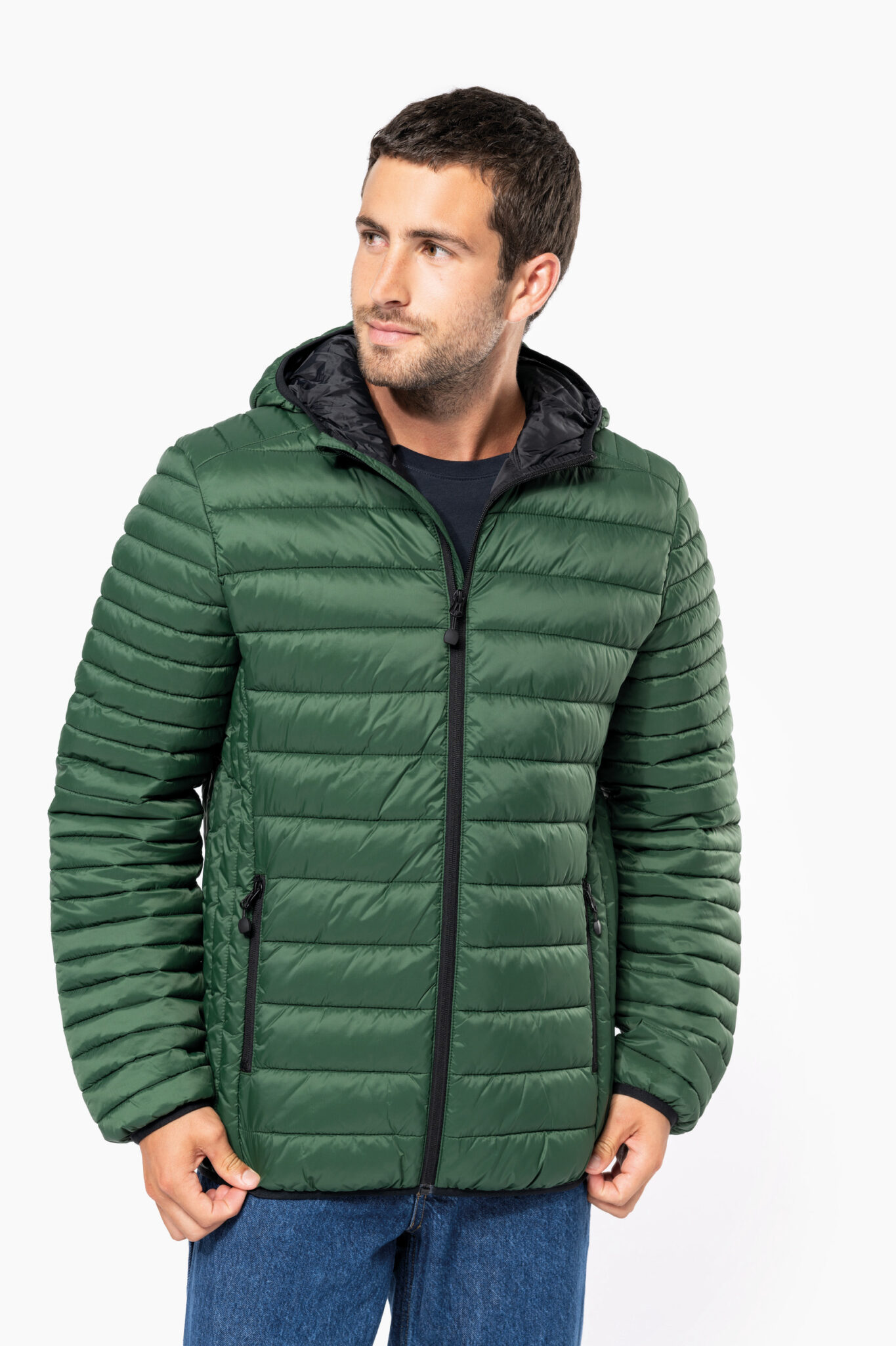 Visuel Doudoune légère capuche homme