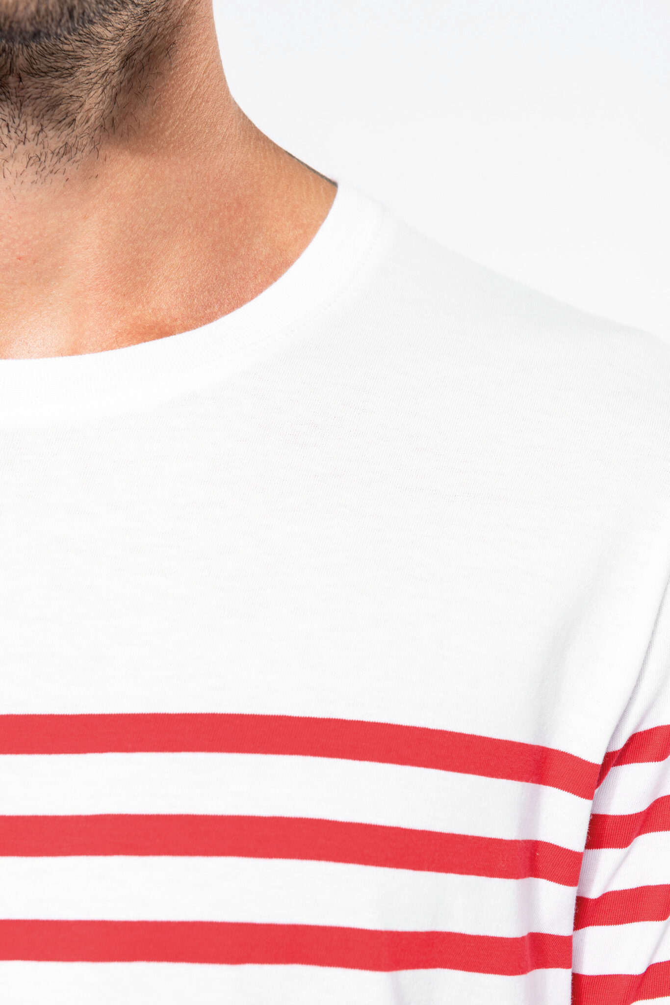 Miniature 11 pour T-shirt marin col rond Bio homme