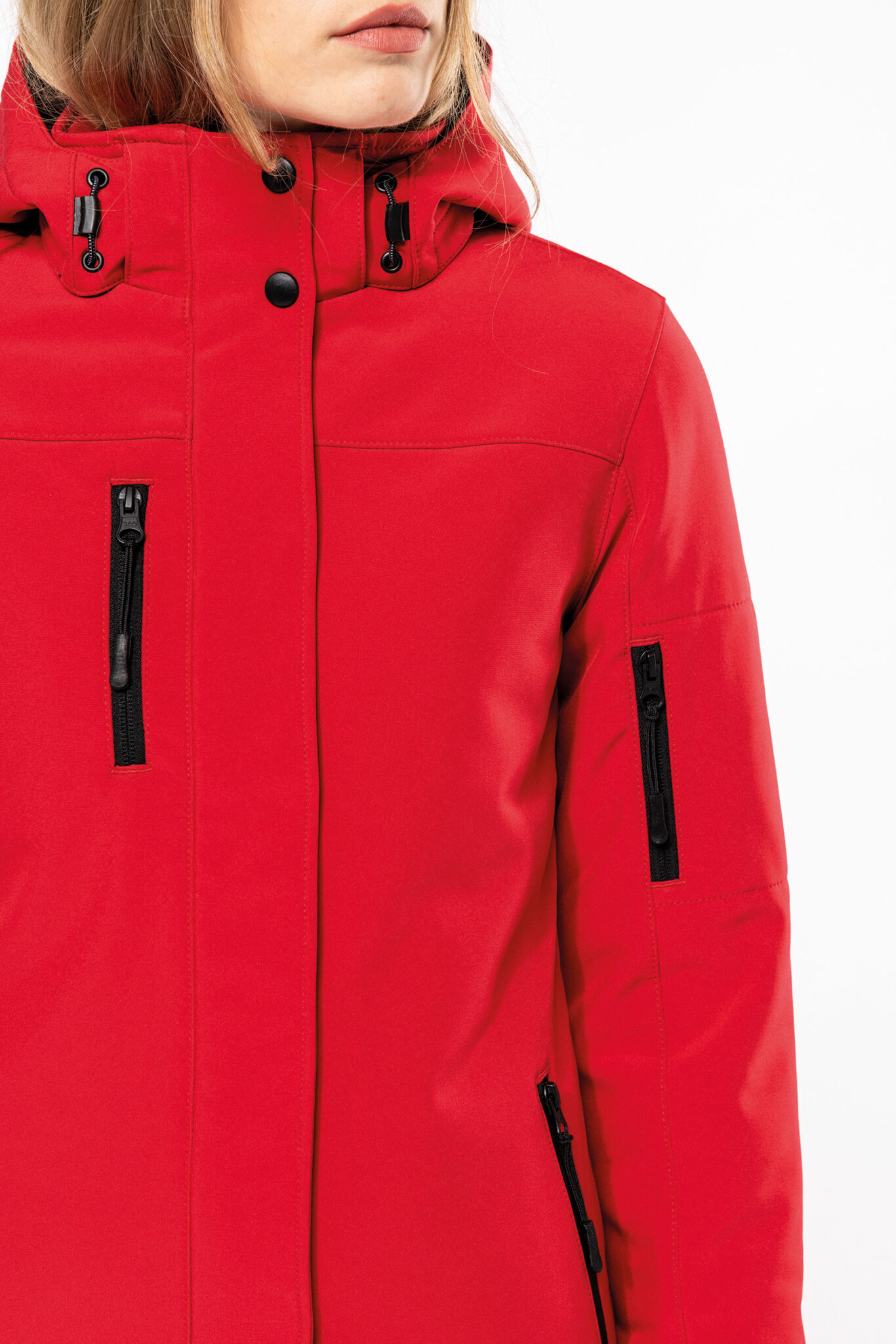 Miniature 13 pour Parka softshell doublée capuche femme