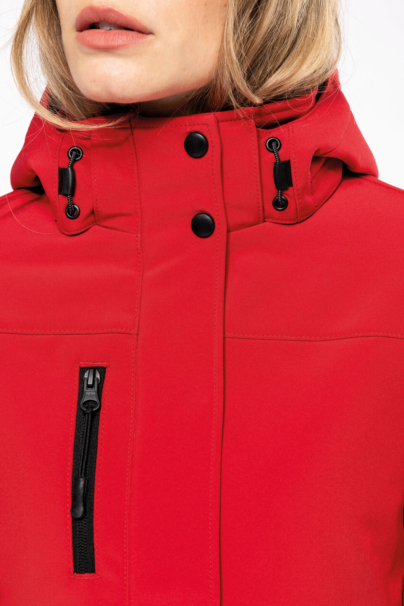 Miniature 12 pour Parka softshell doublée capuche femme