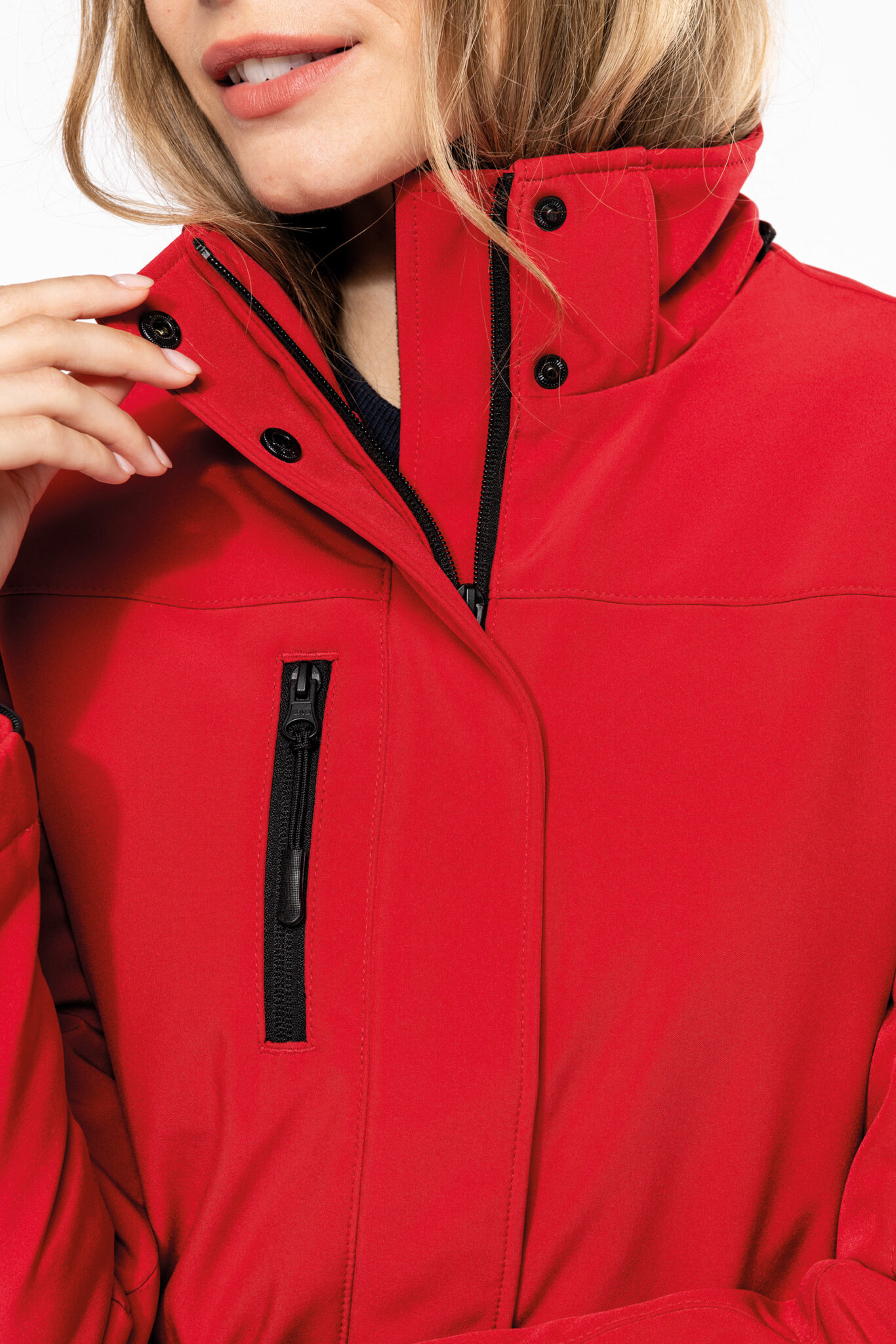 Miniature 10 pour Parka softshell doublée capuche femme