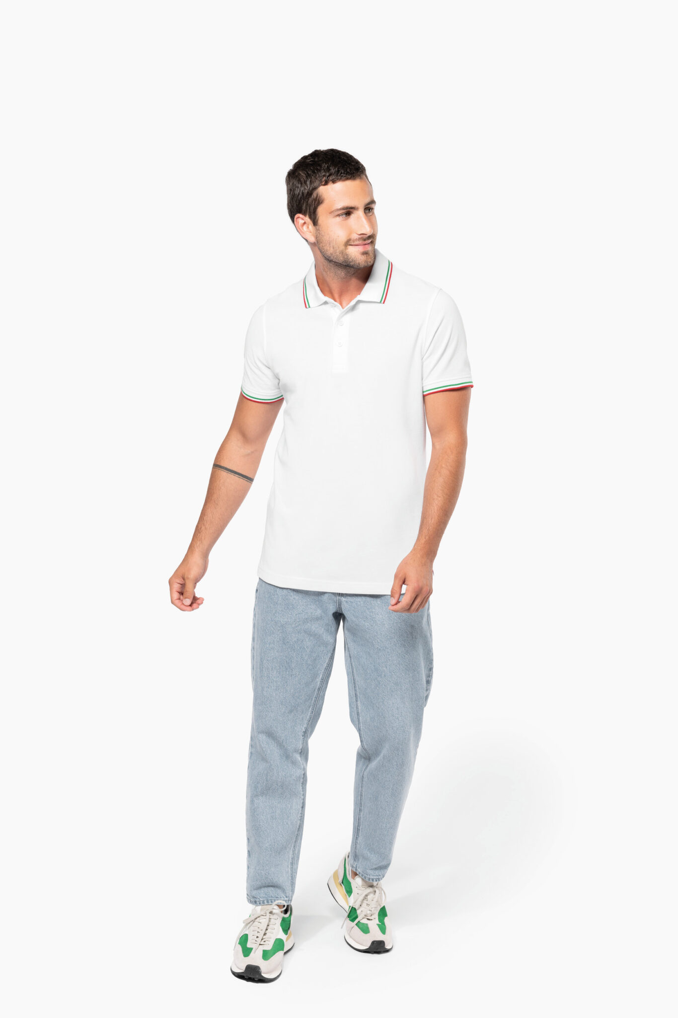 Miniature 5 pour Polo maille piquée manches courtes homme