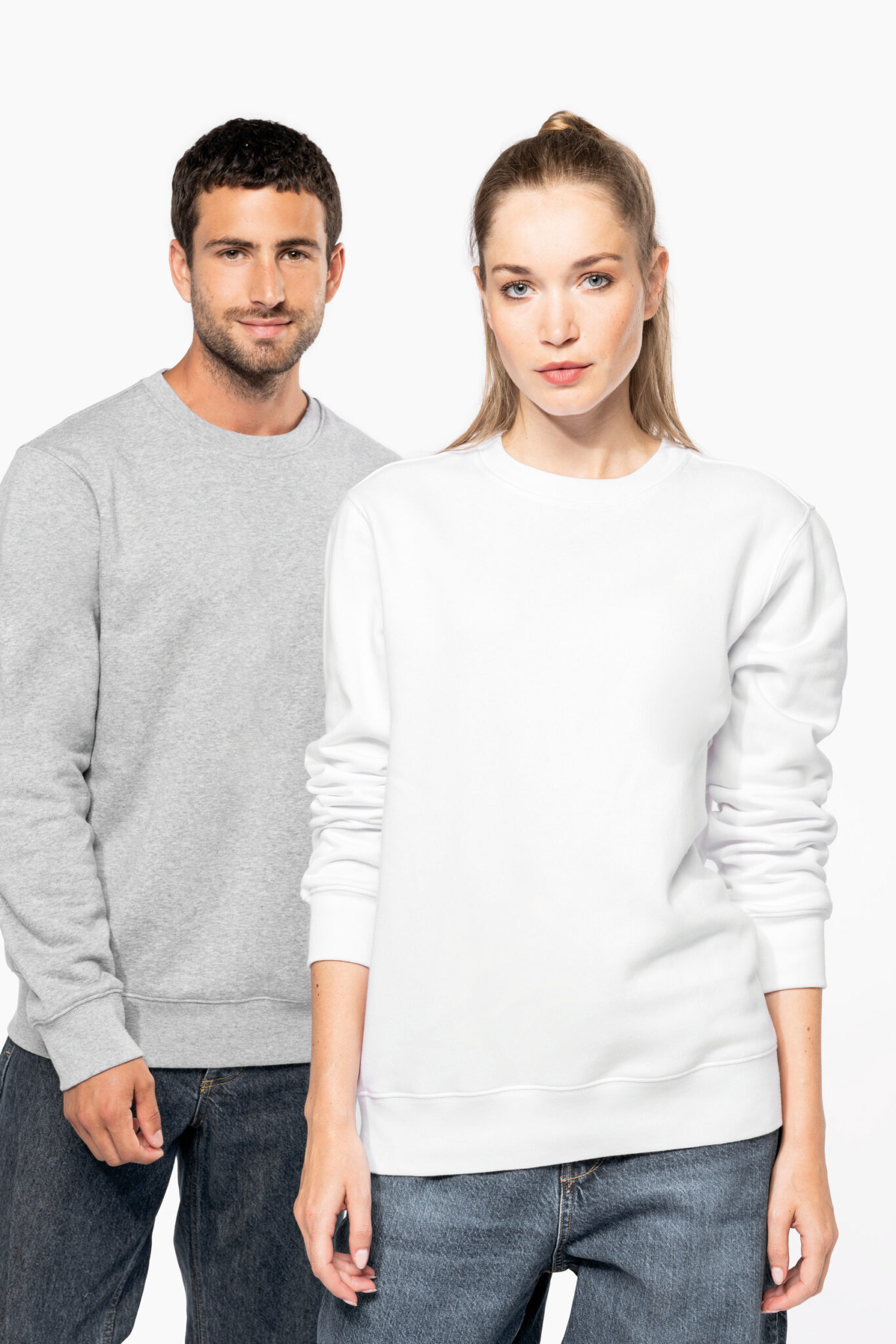 Visuel Sweat-shirt col rond 80/20 unisexe