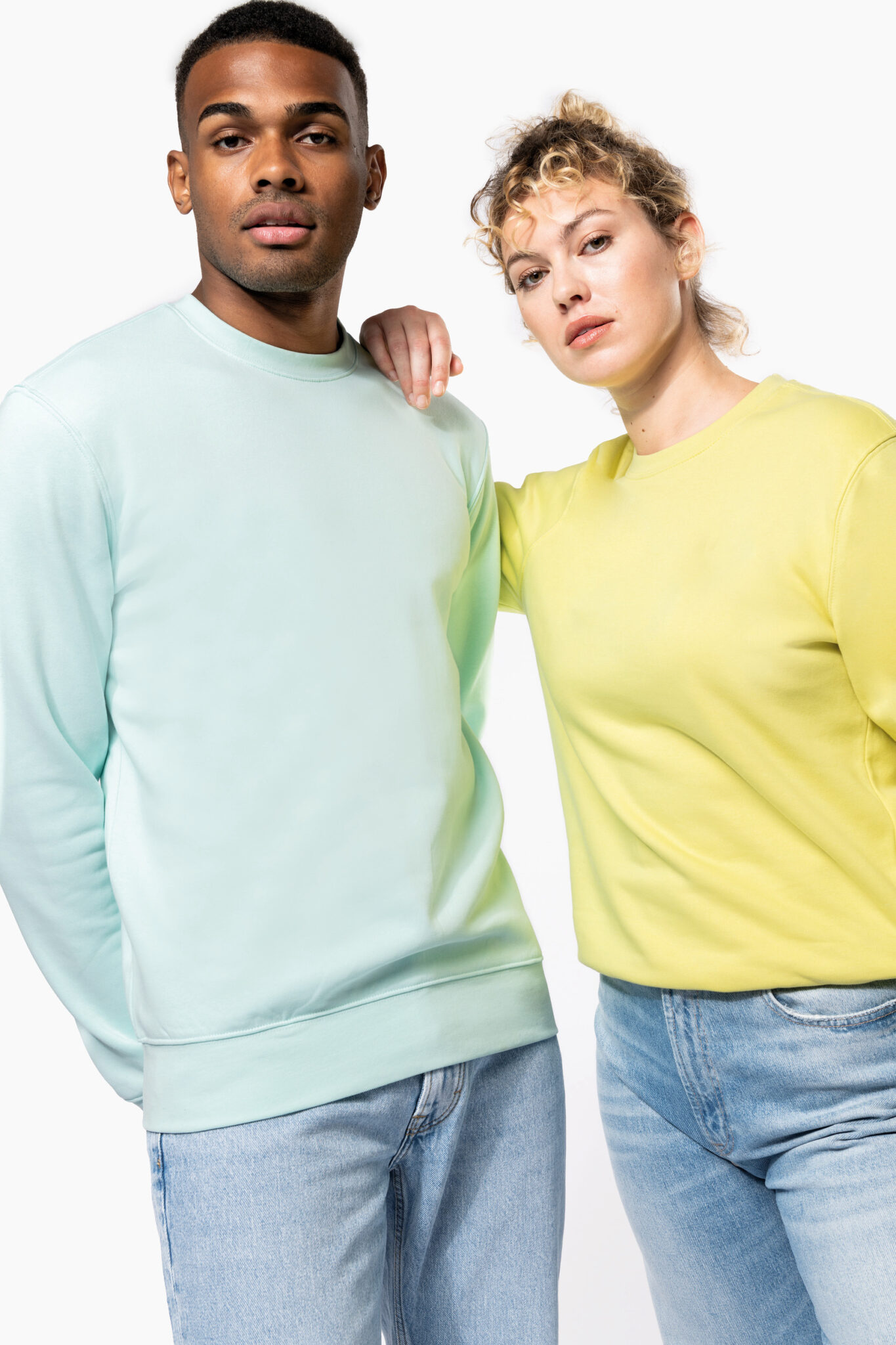Visuel Sweat-shirt écoresponsable col rond unisexe