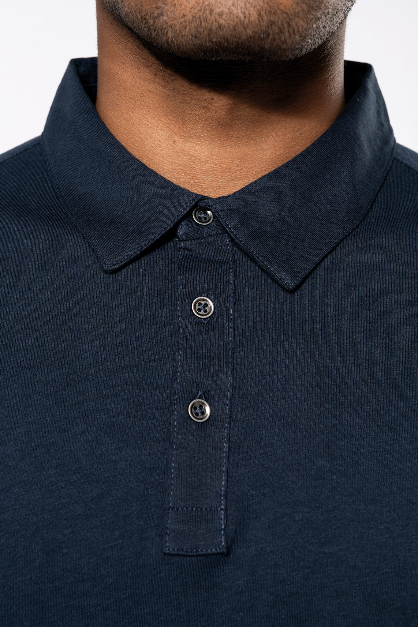 Miniature 10 pour Polo jersey manches longues homme