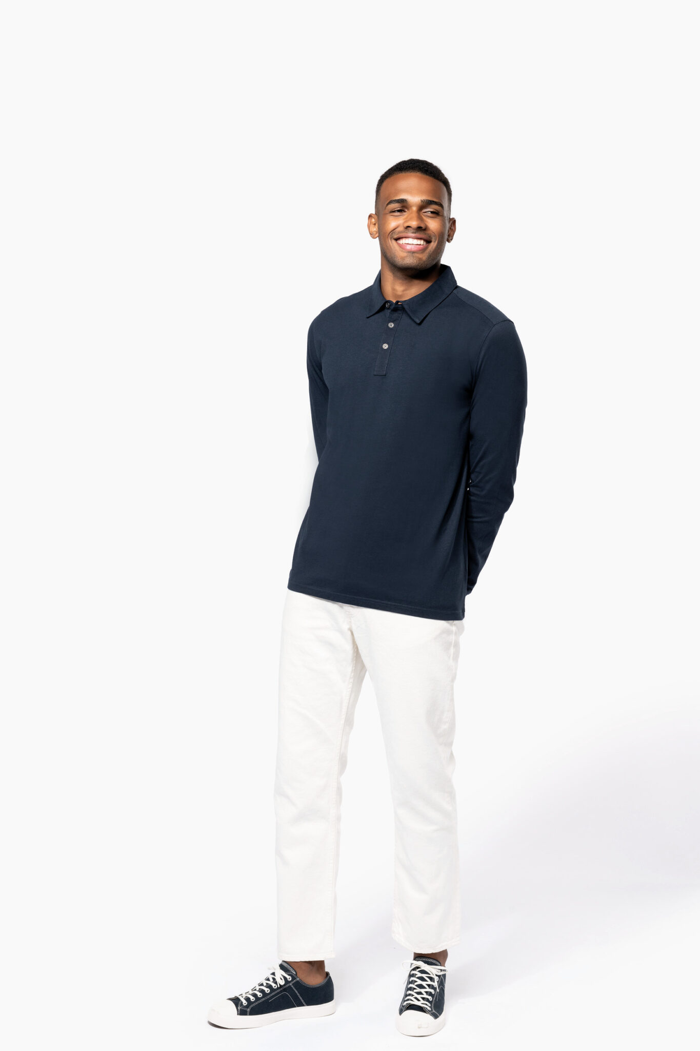 Miniature 4 pour Polo jersey manches longues homme
