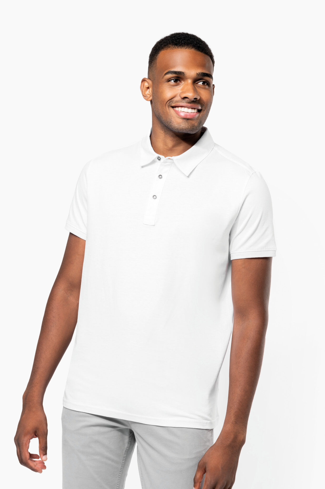 Visuel Polo jersey manches courtes homme
