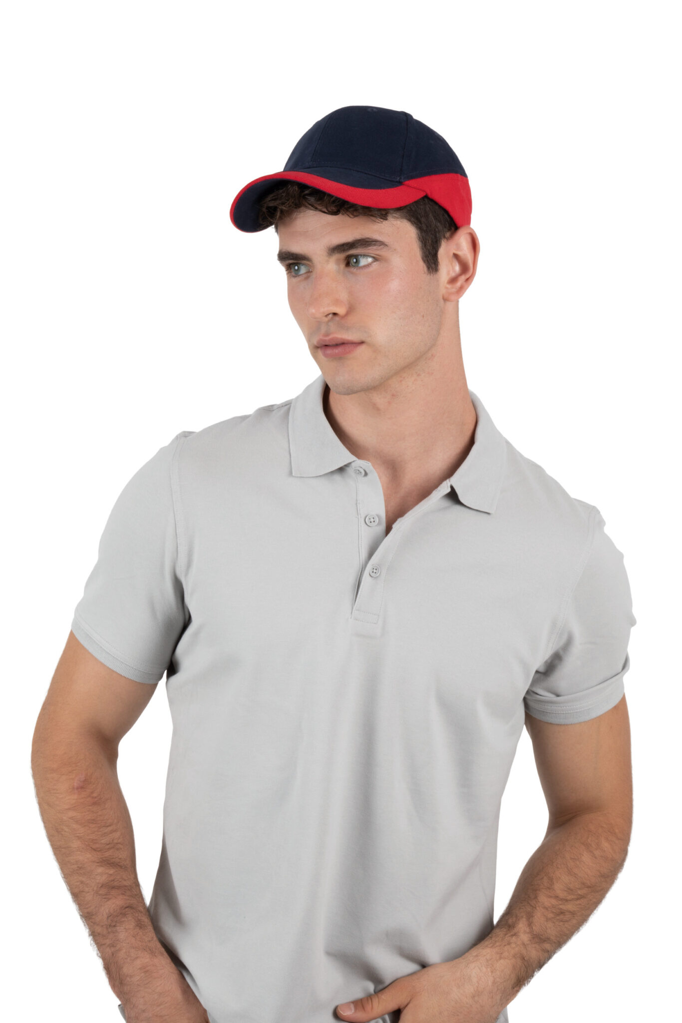 Visuel Racing - Casquette bicolore 6 panneaux