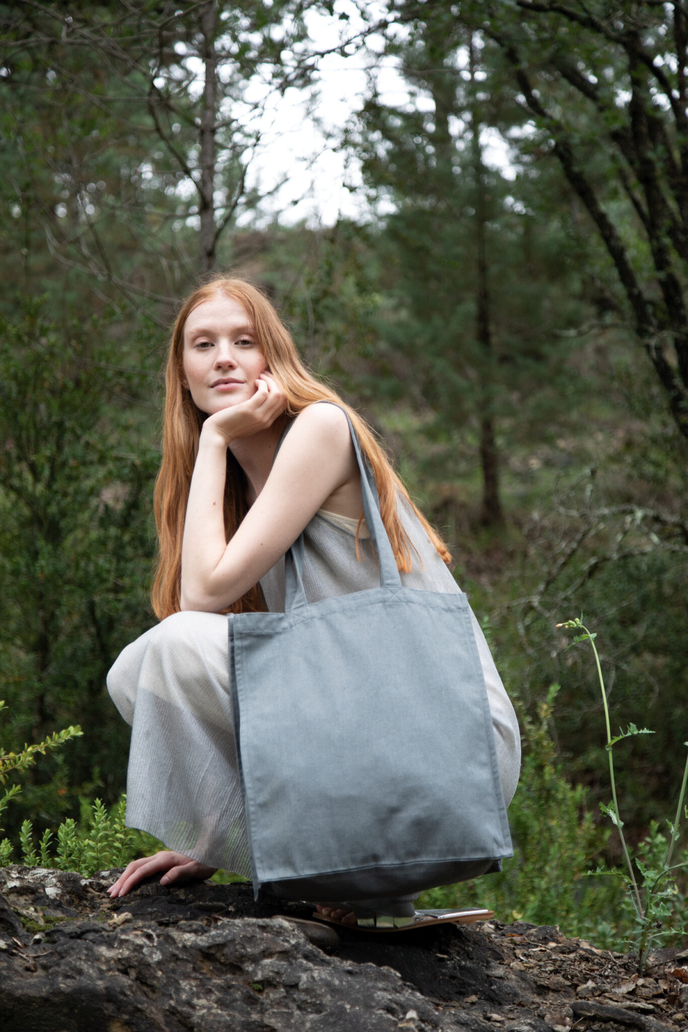 Visuel Sac shopping rectangulaire K-loop