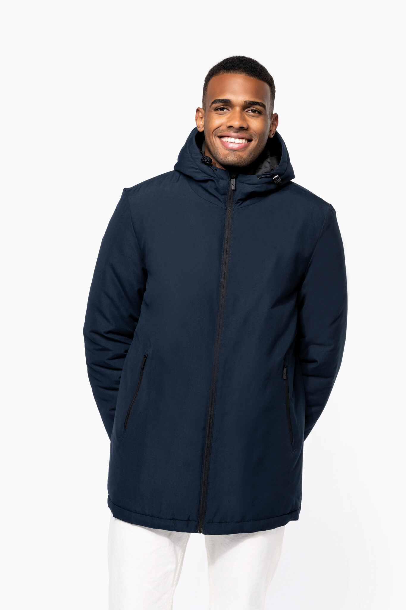 Miniature 4 pour Parka à capuche recyclée unisexe