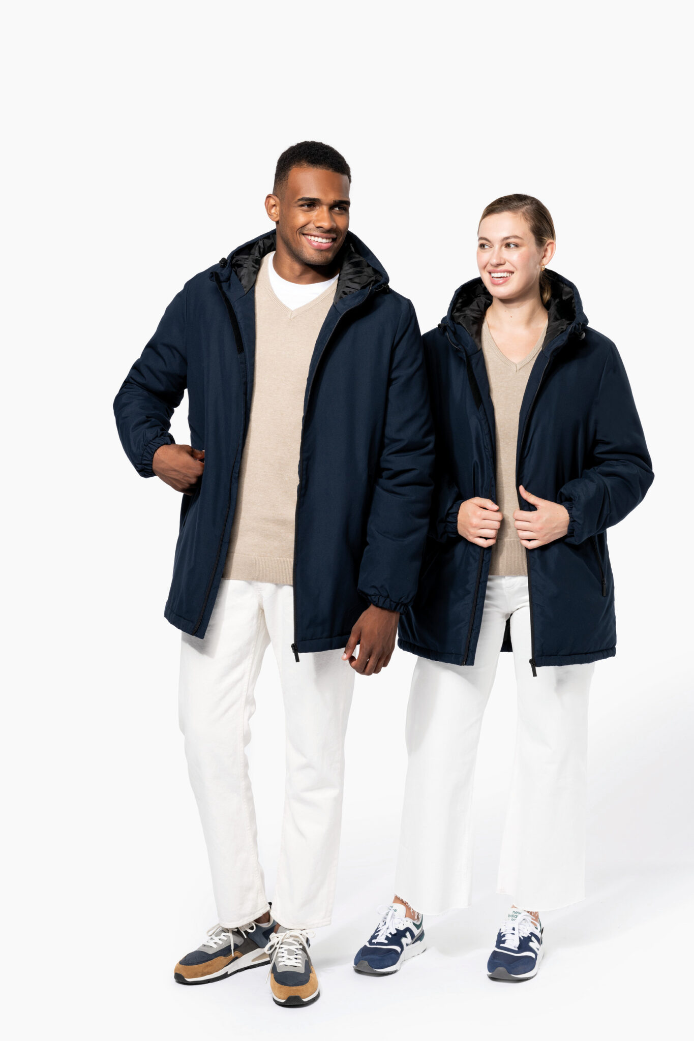 Miniature 14 pour Parka à capuche recyclée unisexe