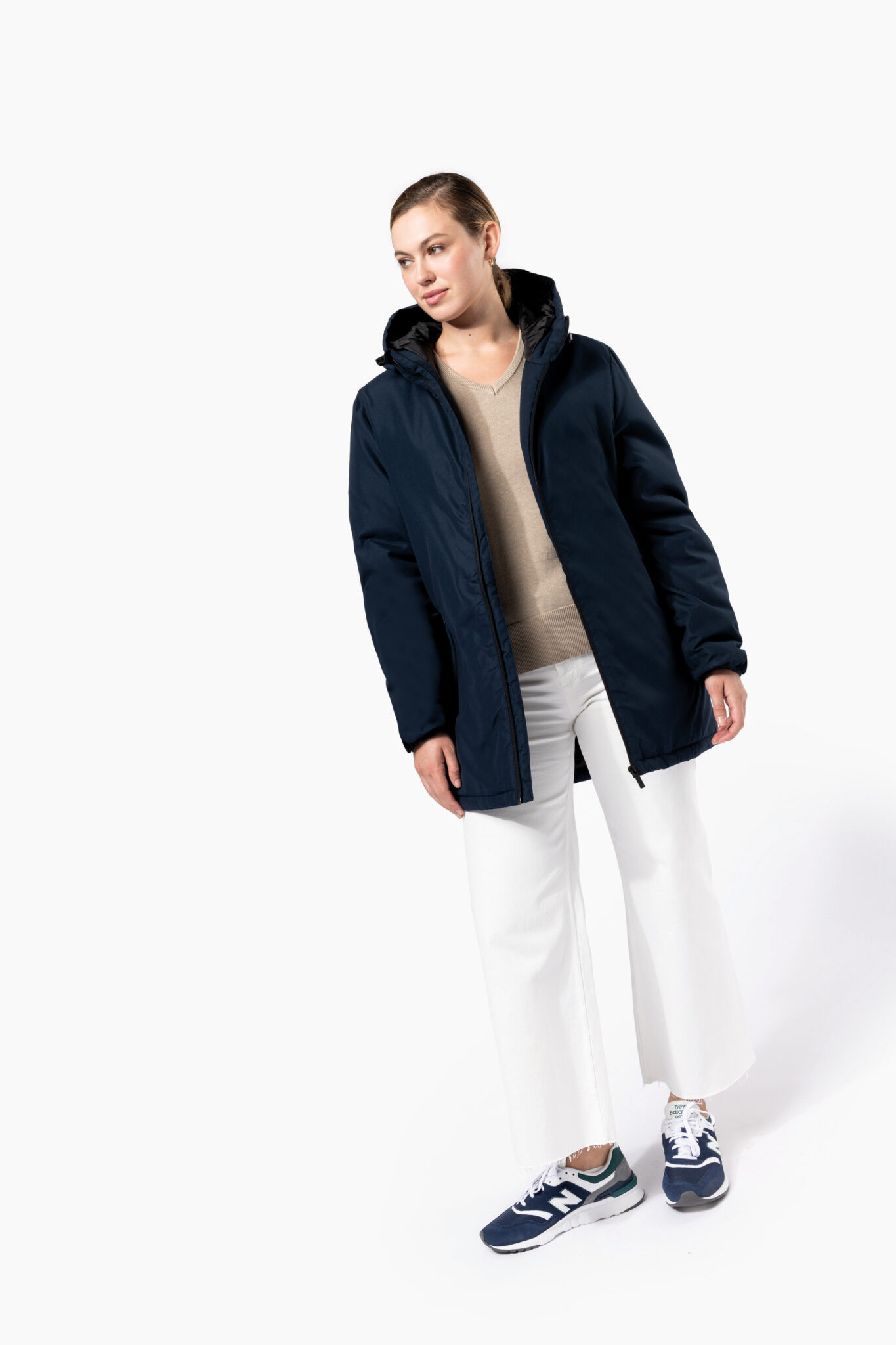 Miniature 12 pour Parka à capuche recyclée unisexe