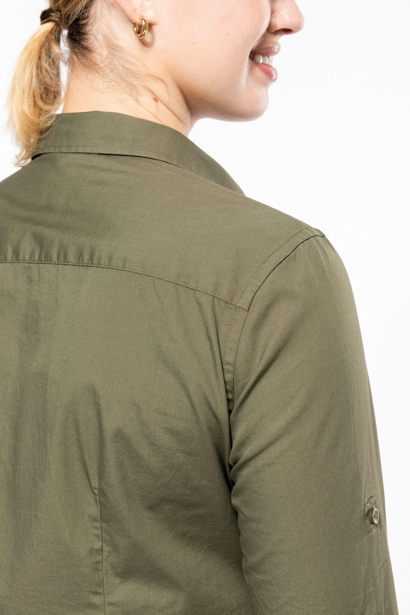 Miniature 11 pour Chemise safari manches longues femme
