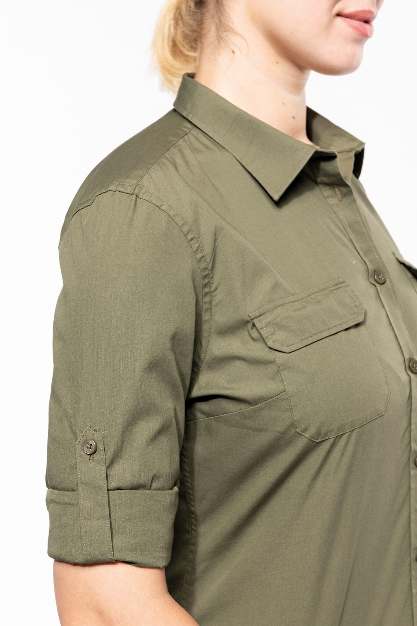 Miniature 10 pour Chemise safari manches longues femme