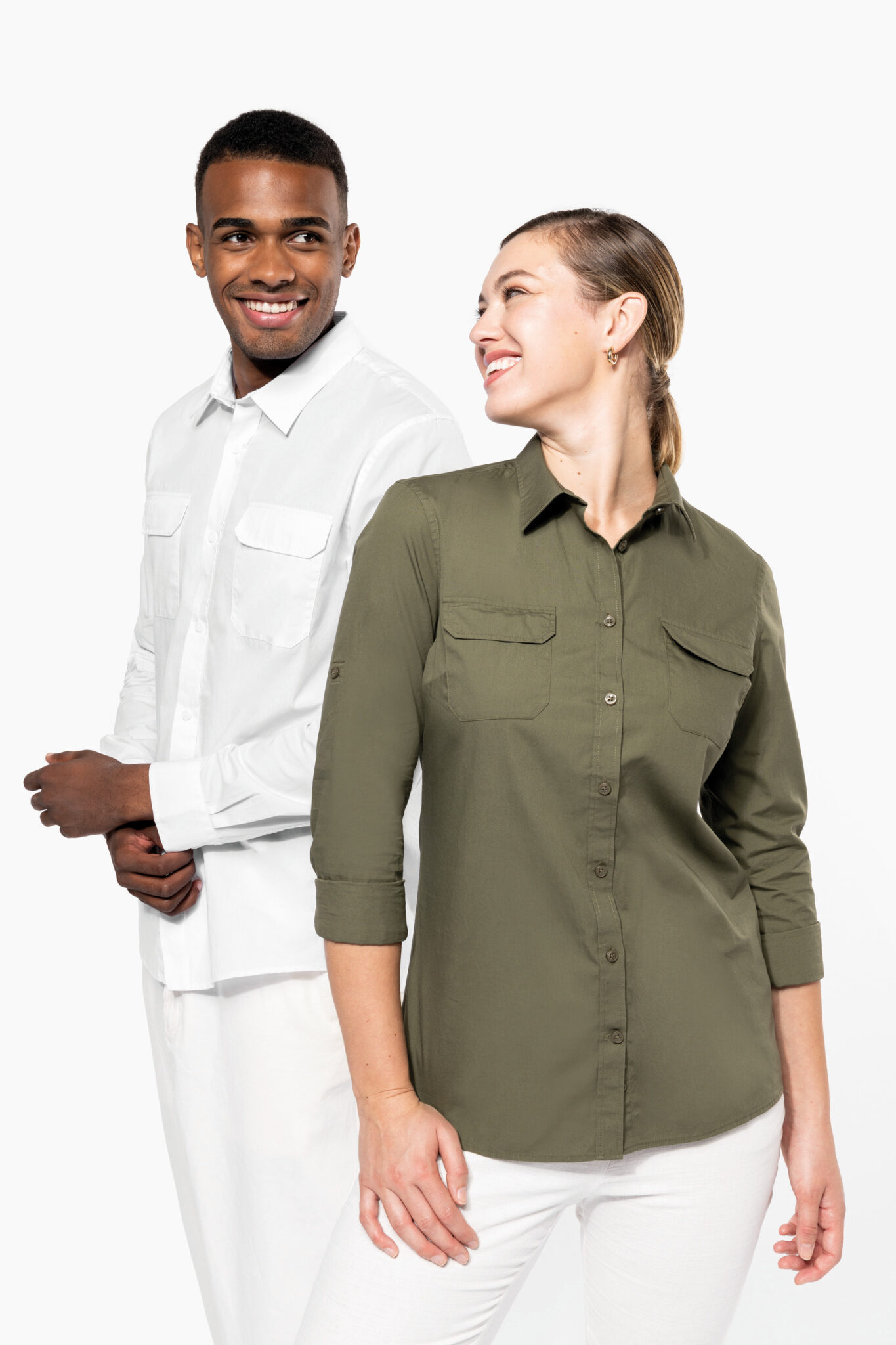 Miniature 6 pour Chemise safari manches longues homme