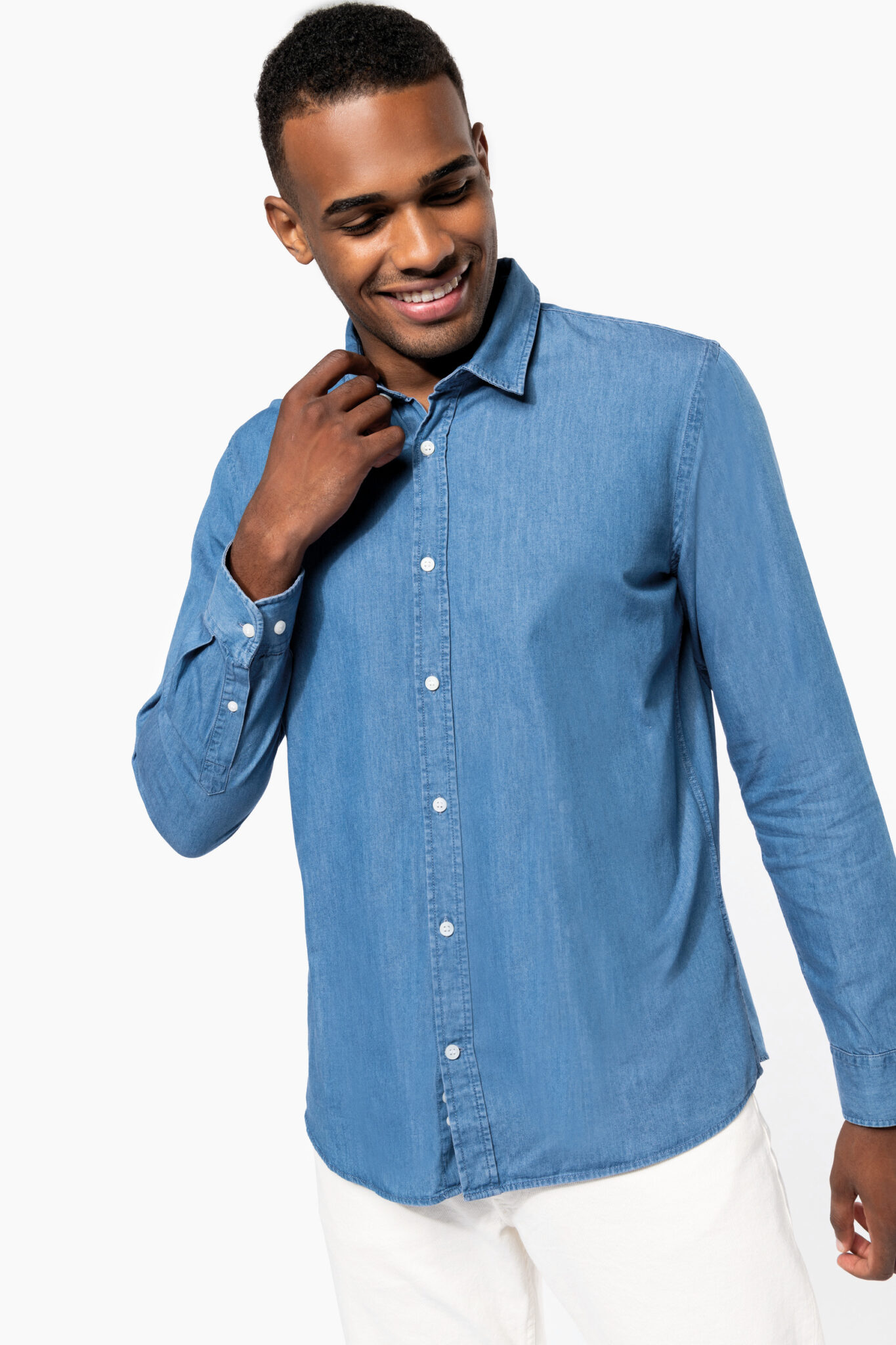 Miniature 3 pour Chemise denim homme