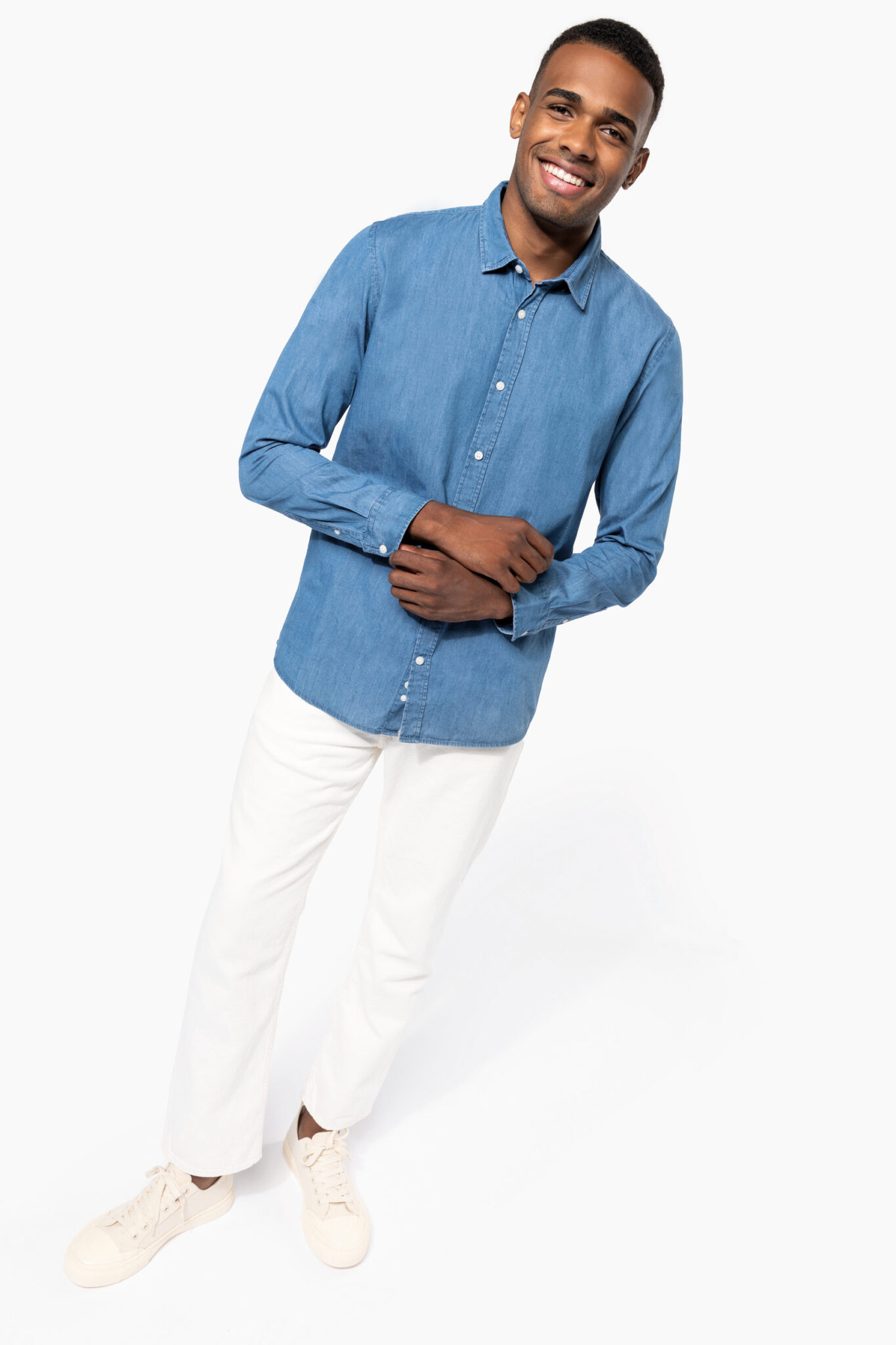 Miniature 4 pour Chemise denim homme