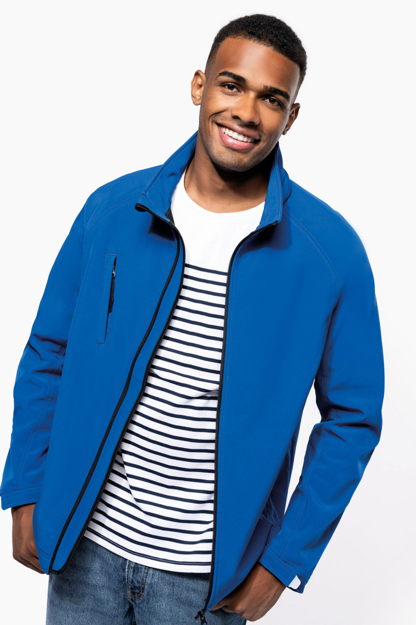 Visuel Veste softshell à capuche amovible homme