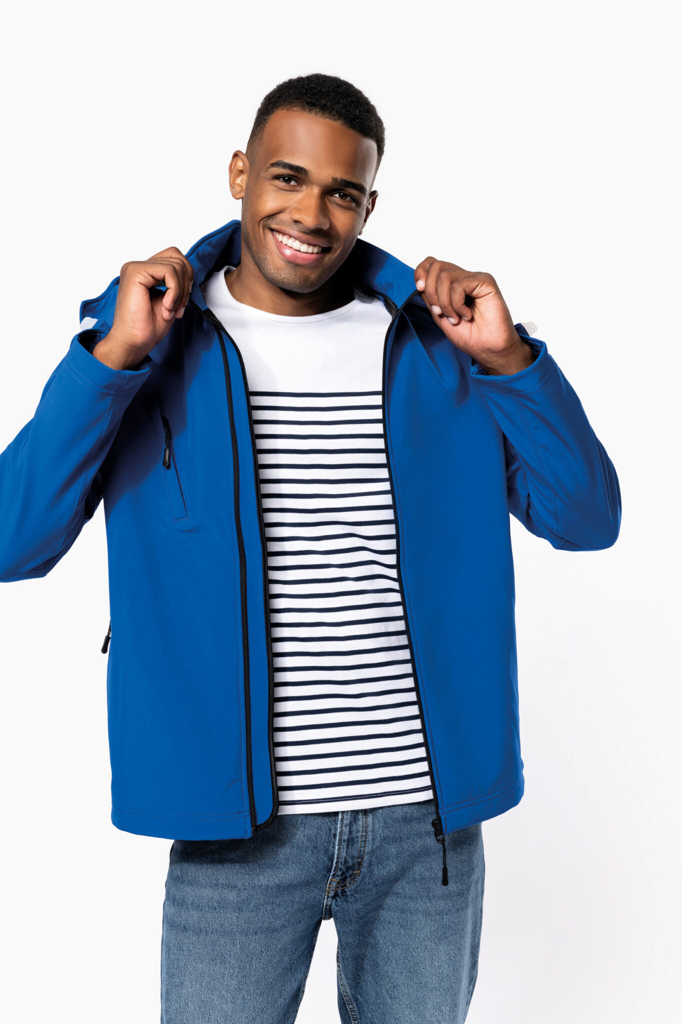 Miniature 3 pour Veste softshell à capuche amovible homme