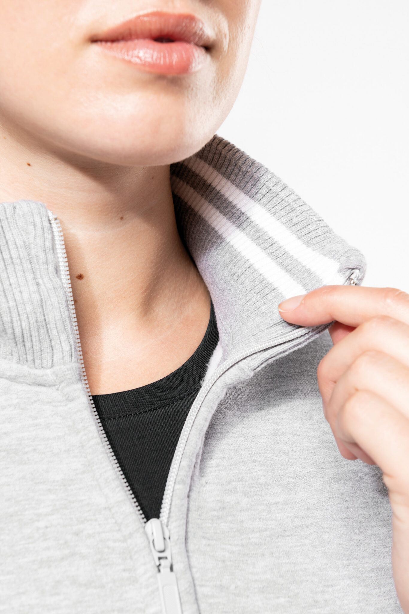 Miniature 9 pour Veste molleton zippée femme