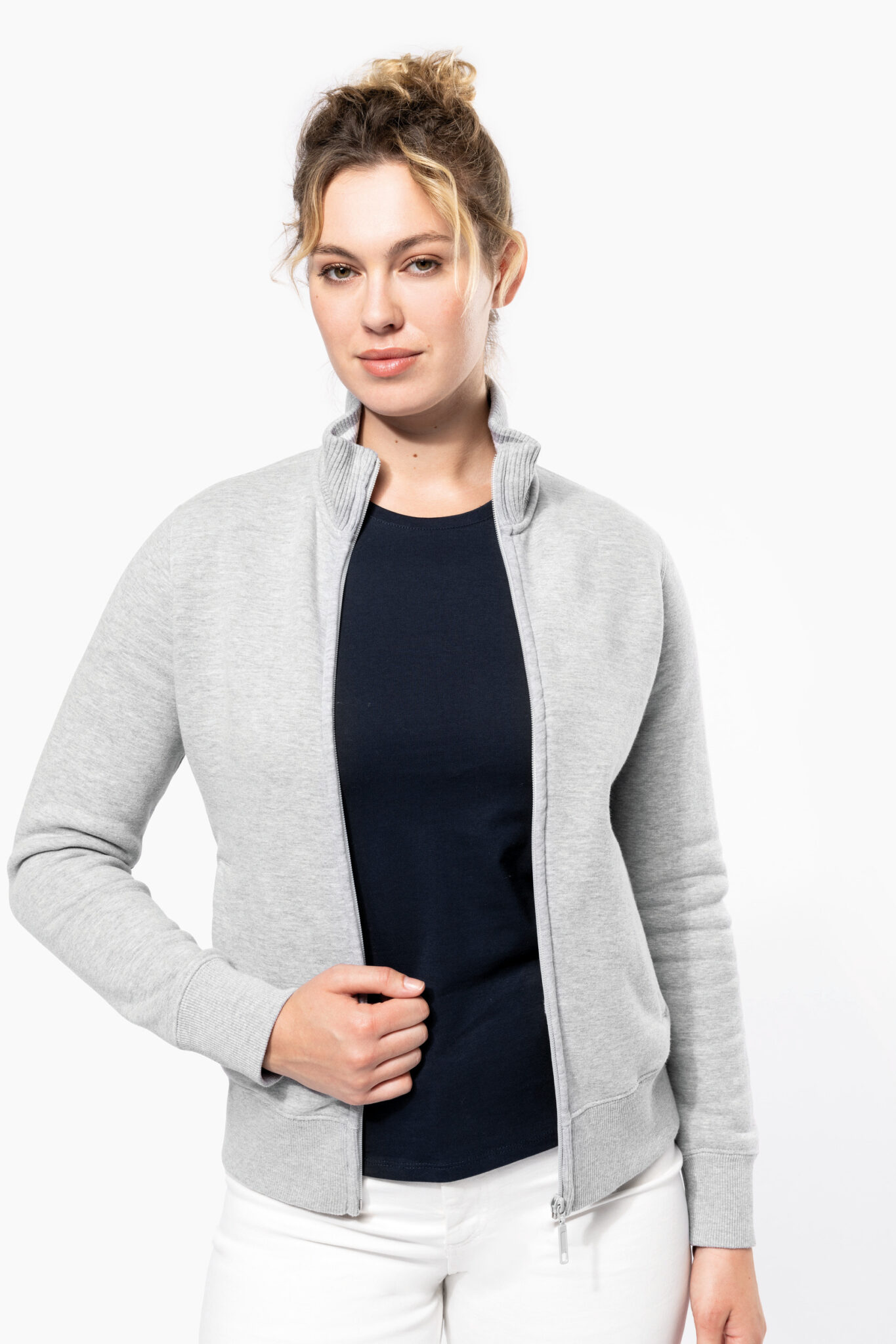 Visuel Veste molleton zippée femme