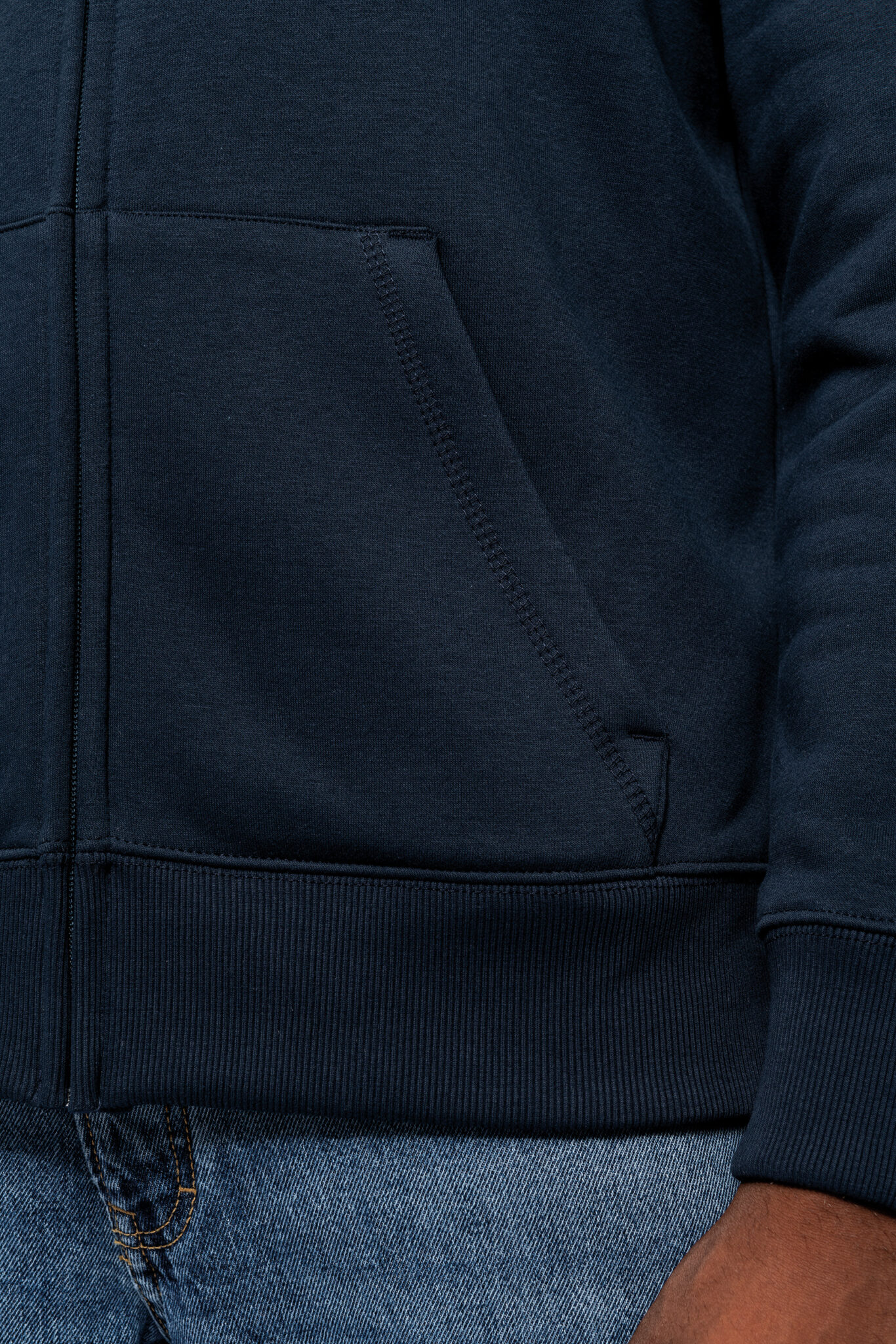 Miniature 16 pour Sweat-shirt zippé capuche unisexe