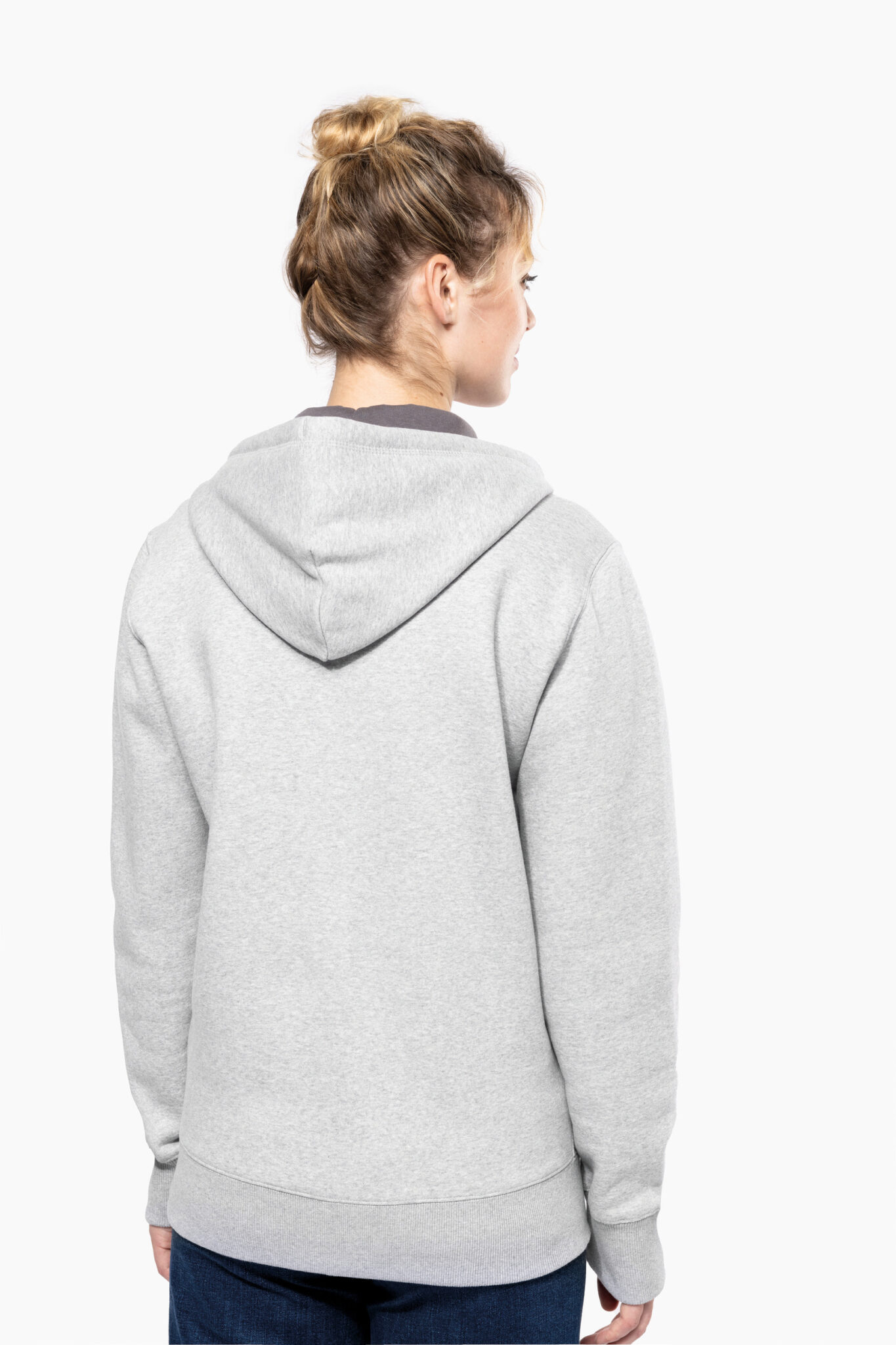 Miniature 3 pour Sweat-shirt zippé capuche unisexe