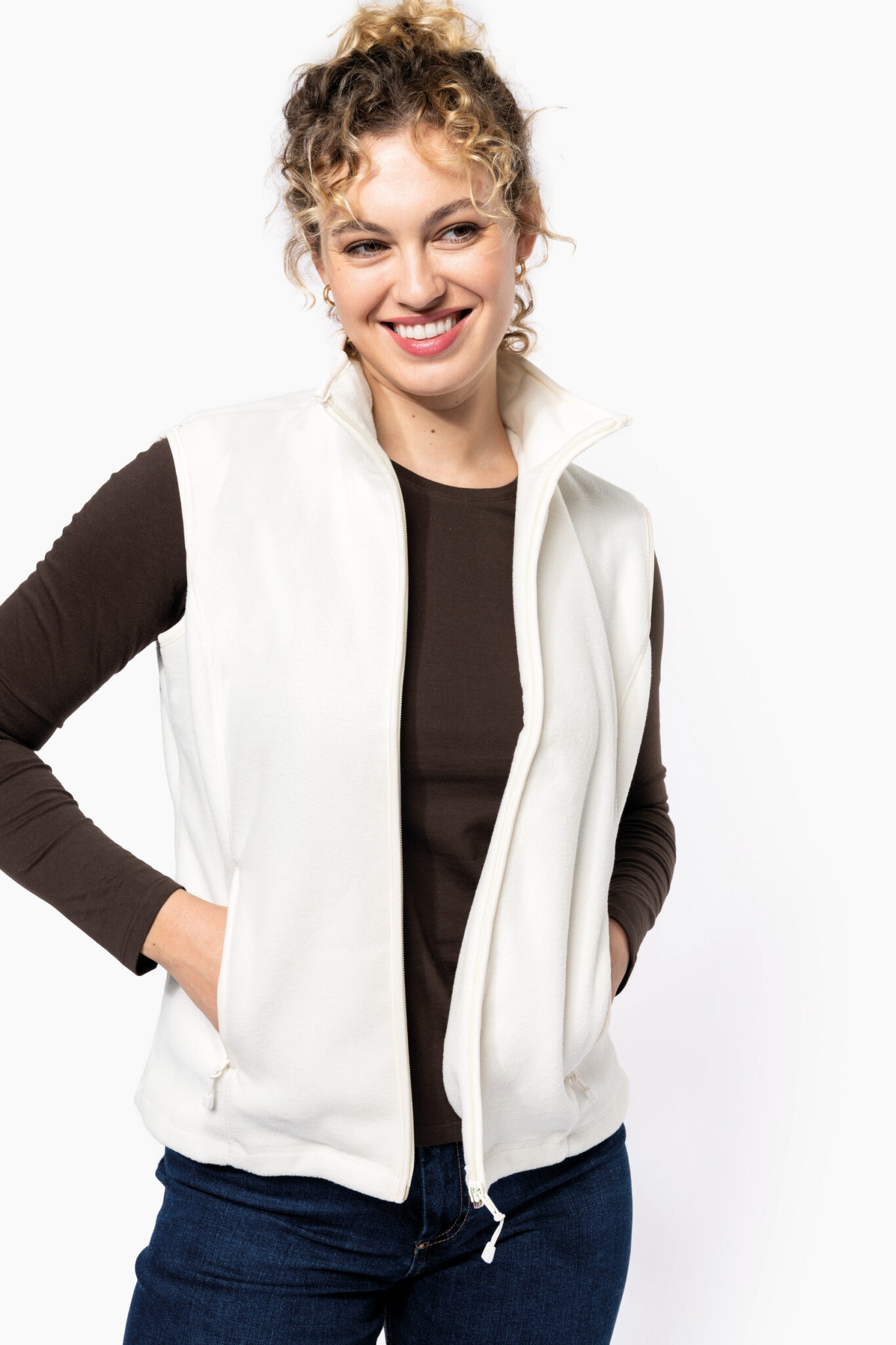 Visuel Bodywarmer micropolaire femme