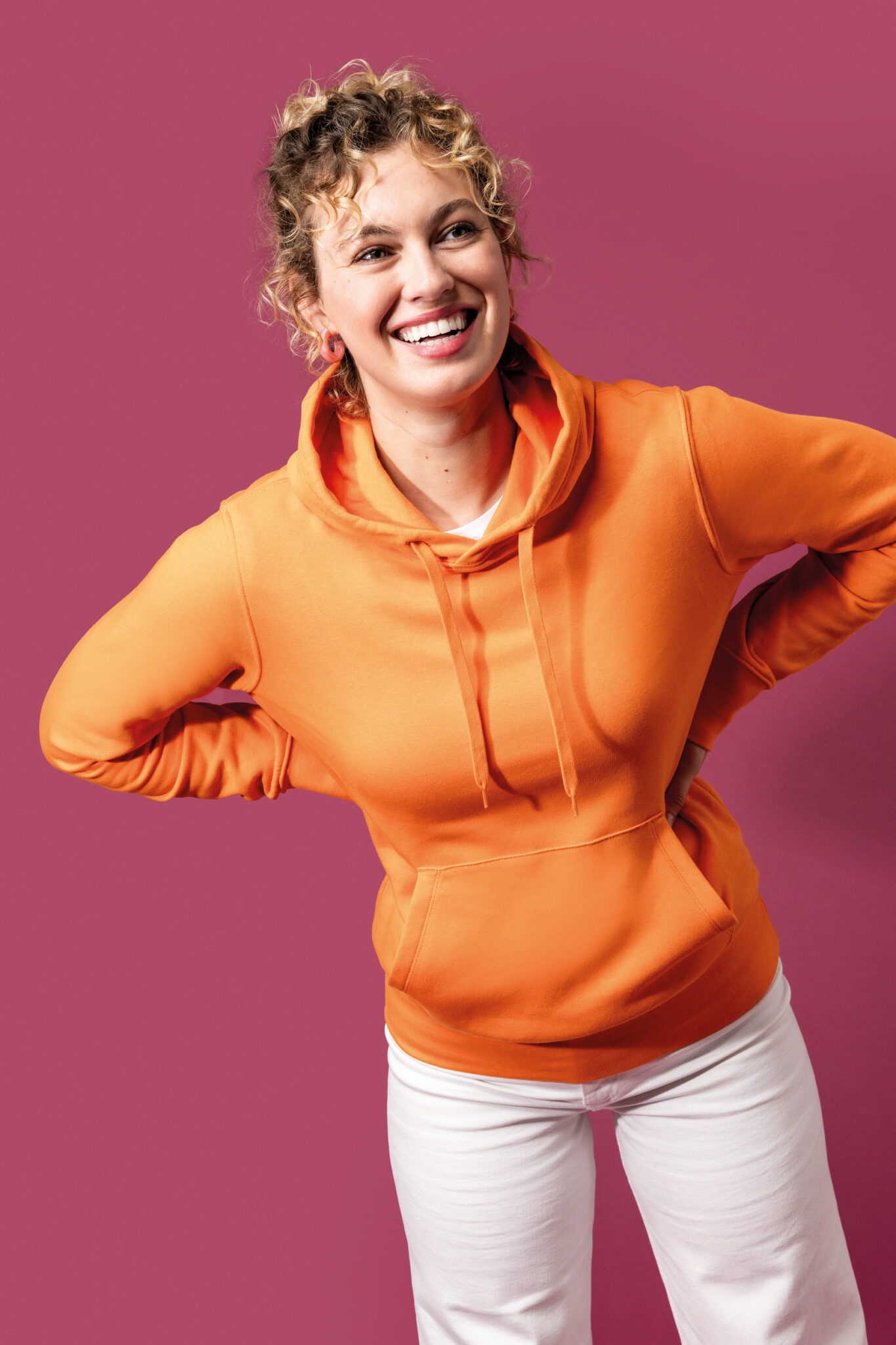 Visuel Sweat-shirt écoresponsable à capuche femme