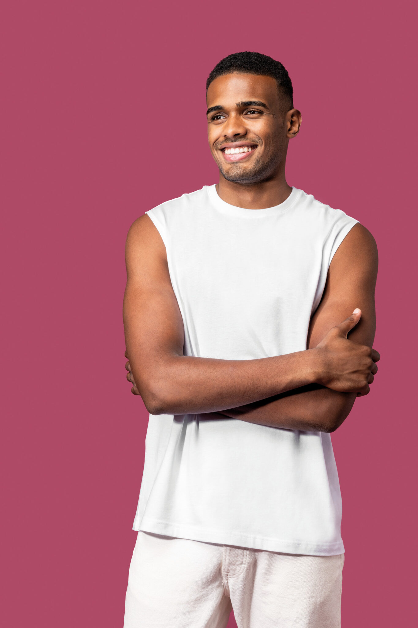 Visuel T-shirt sans manches Bio150 IC homme