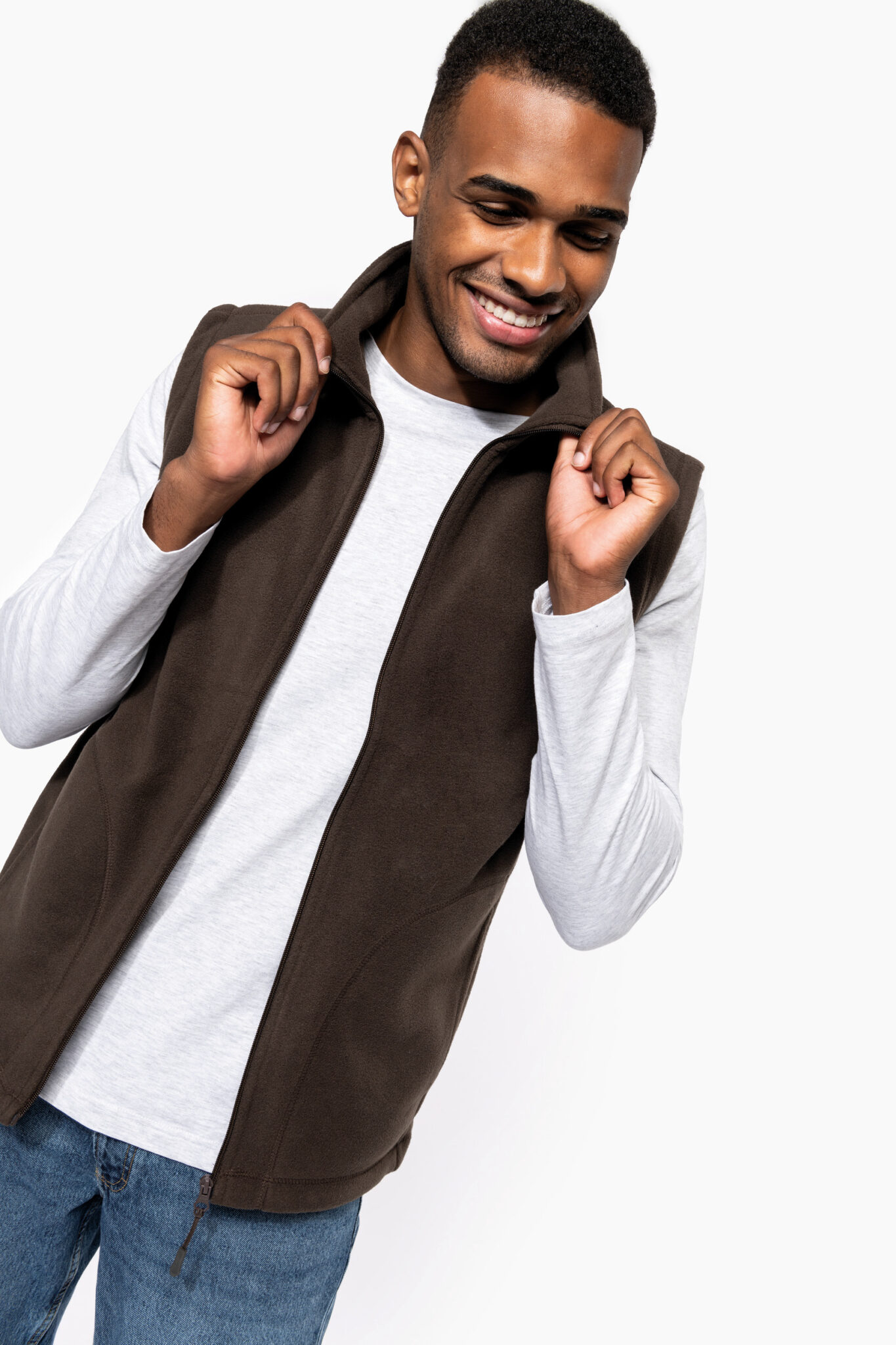 Visuel Bodywarmer micropolaire homme