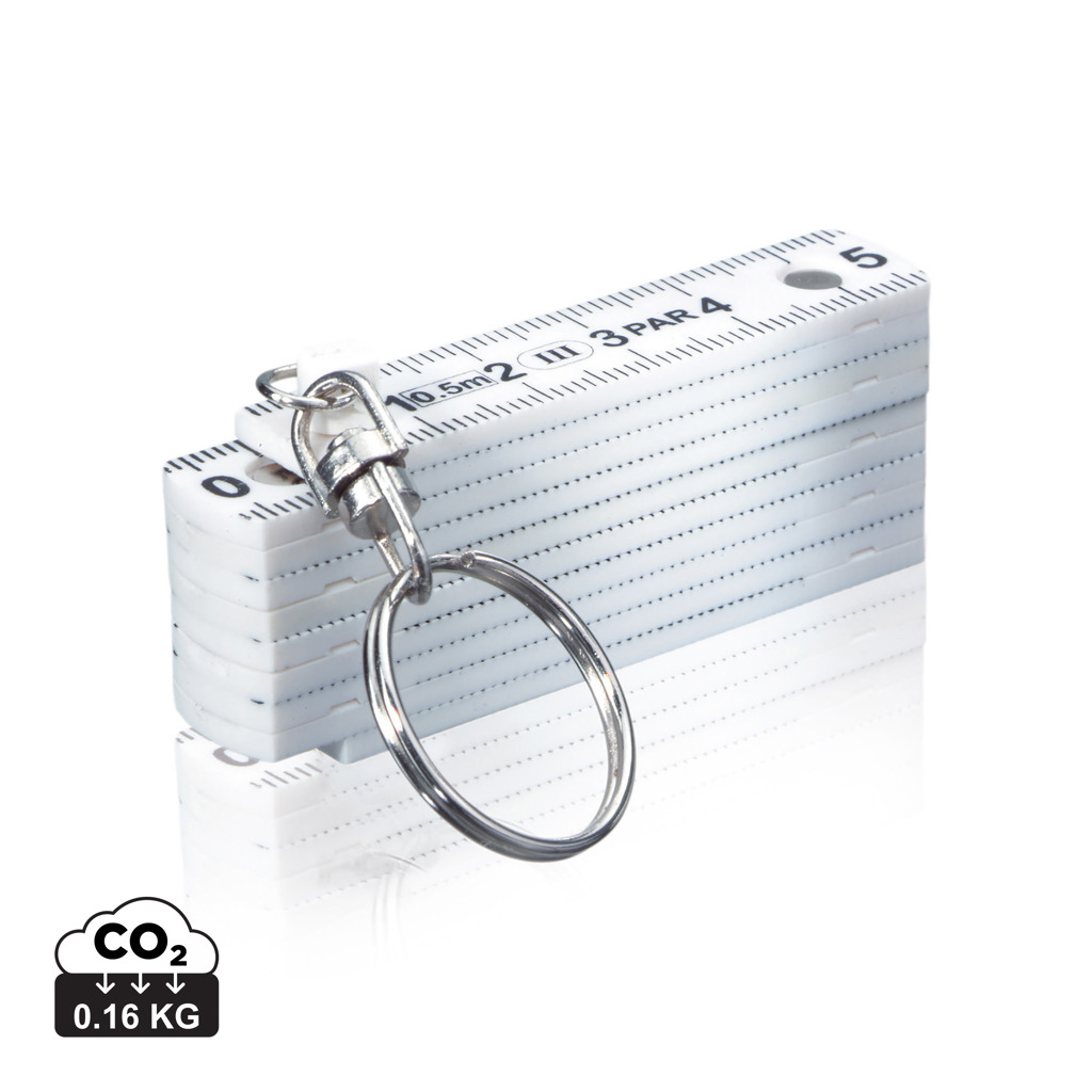 Visuel Mini règle pliable porte-clés