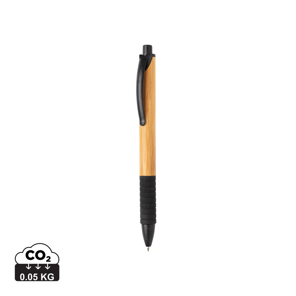 Visuel Stylo en bambou et fibre de paille