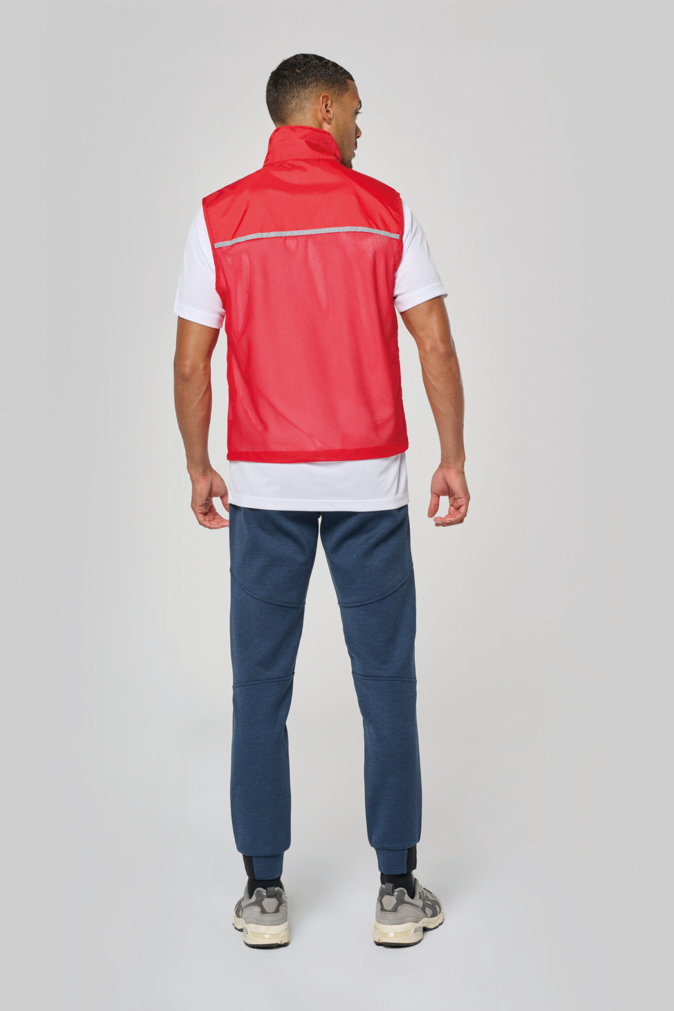 Miniature 2 pour Runner - gilet d'entraînement dos filet unisexe