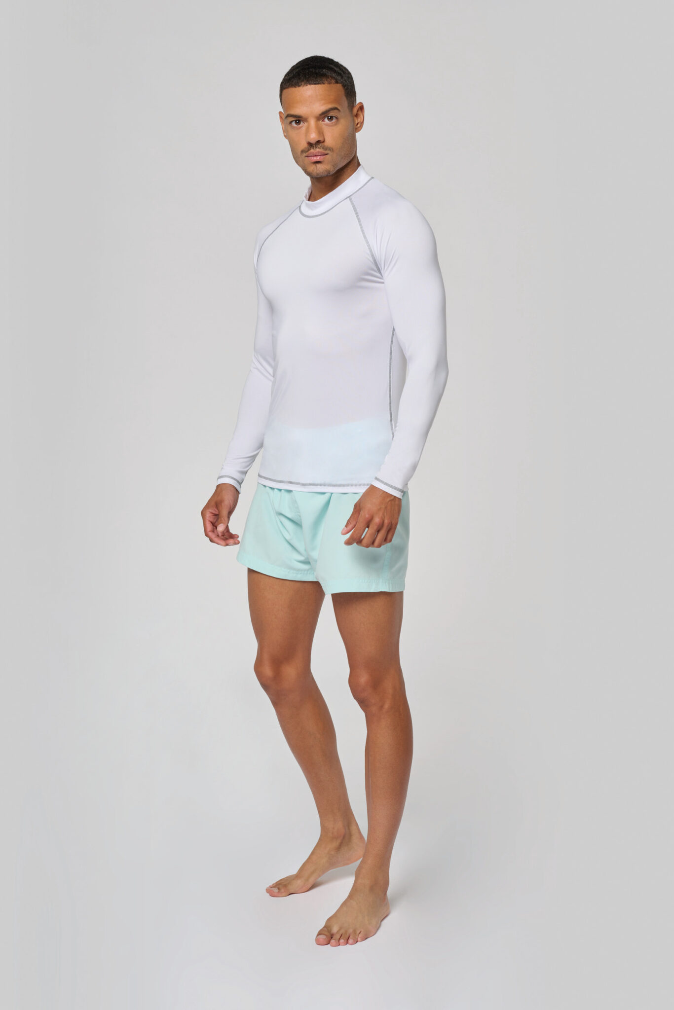 Miniature 5 pour T-shirt technique à manches longues avec protection anti-UV unisexe