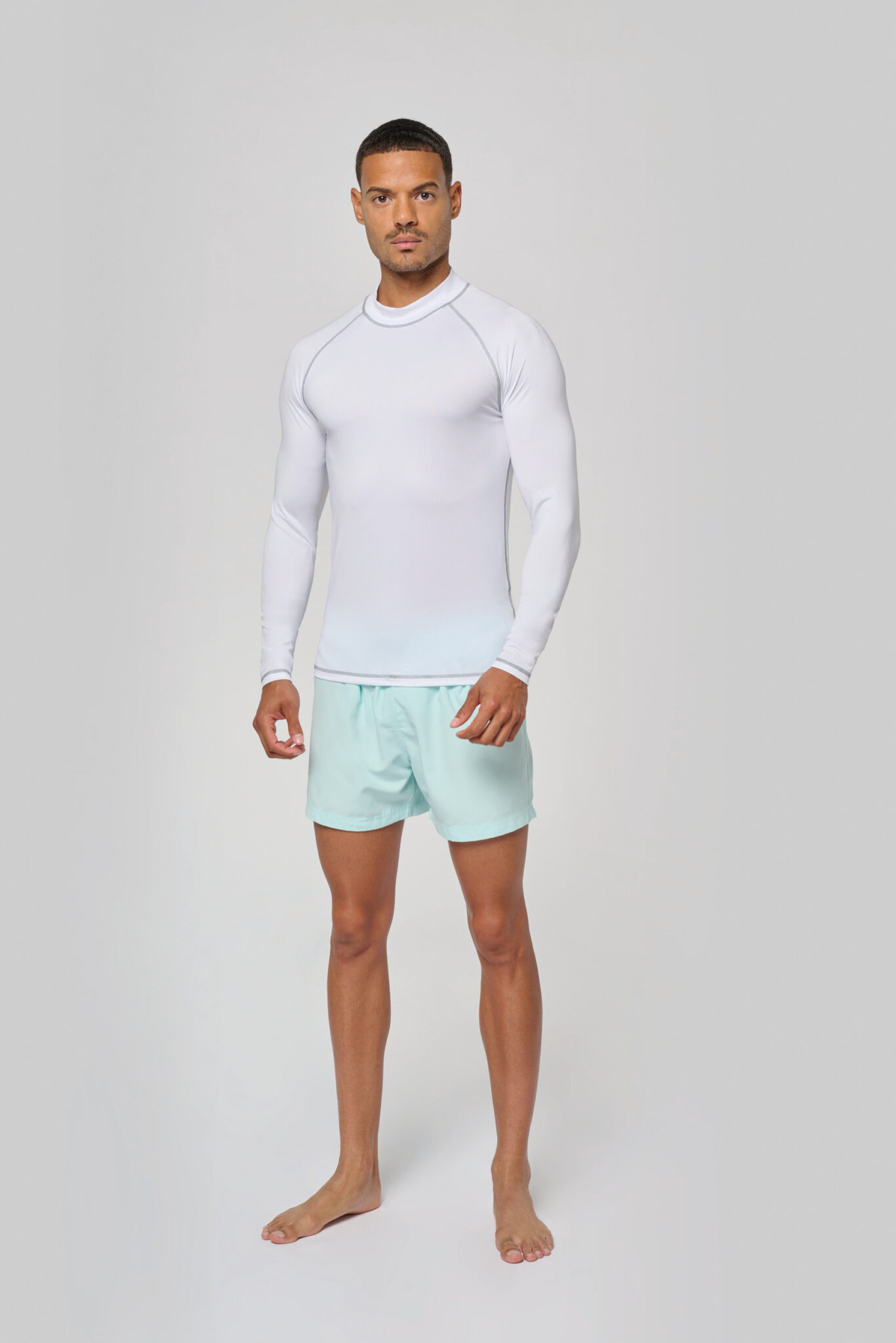 Miniature 3 pour T-shirt technique à manches longues avec protection anti-UV unisexe