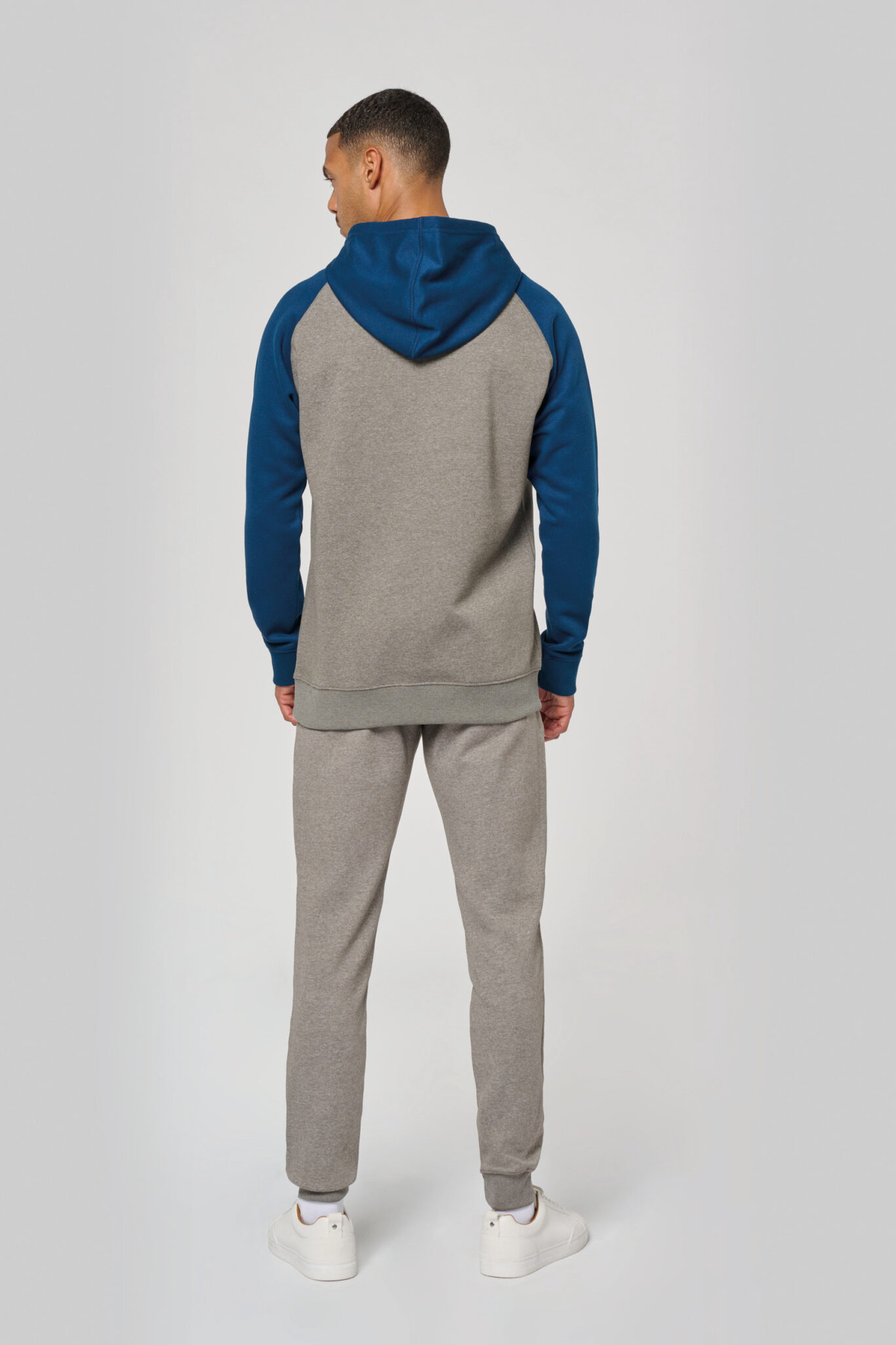 Miniature 3 pour Sweat-shirt à capuche bicolore unisexe