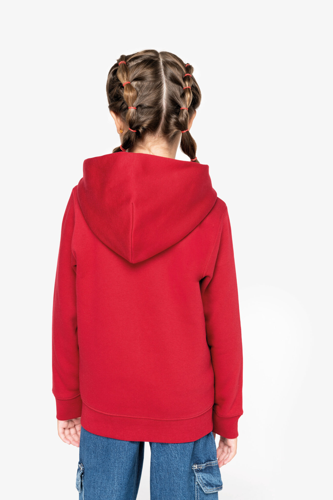 Miniature 5 pour Sweat-shirt écoresponsable zippé à capuche enfant