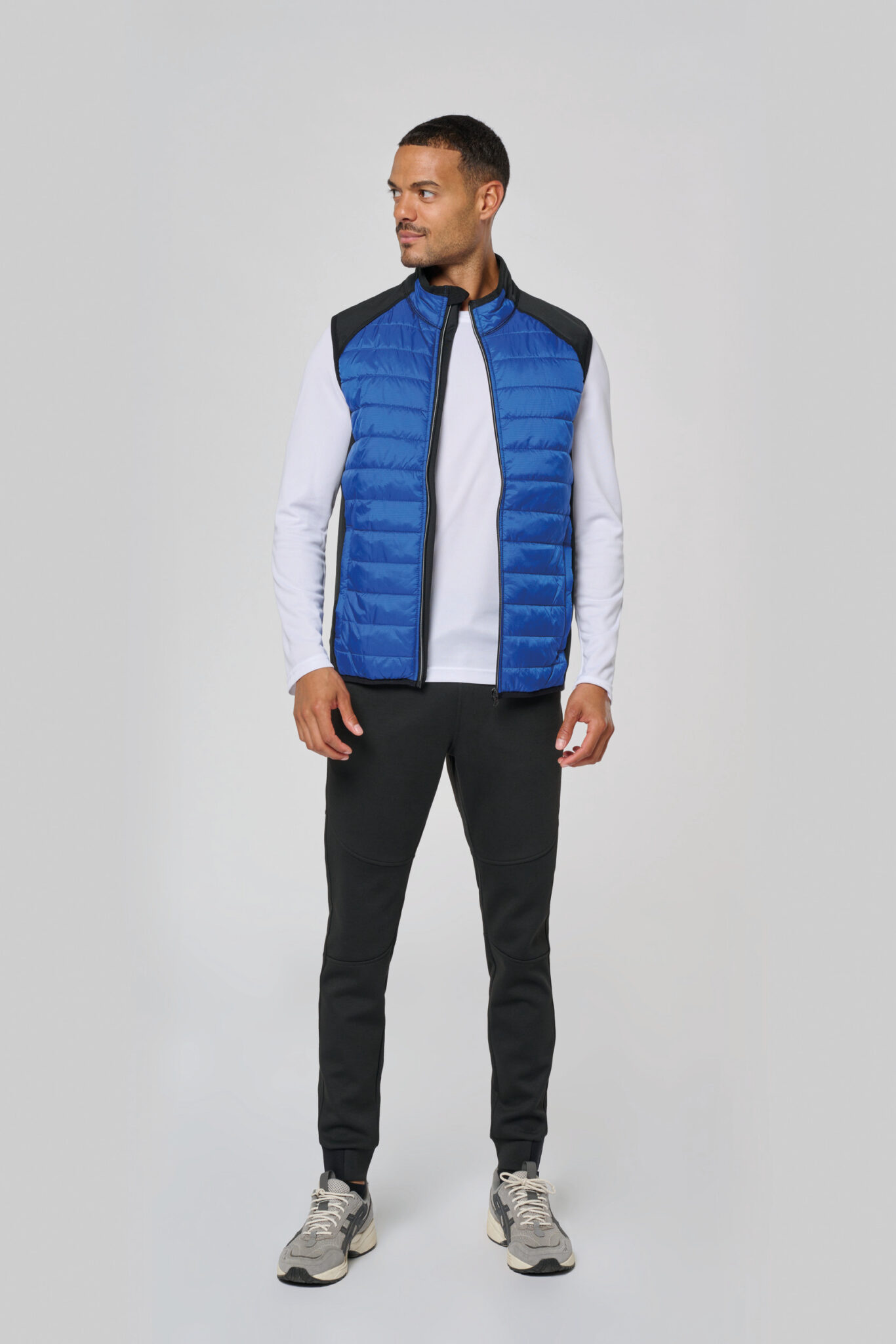 Miniature 3 pour Veste sport bi-matière sans manches unisexe