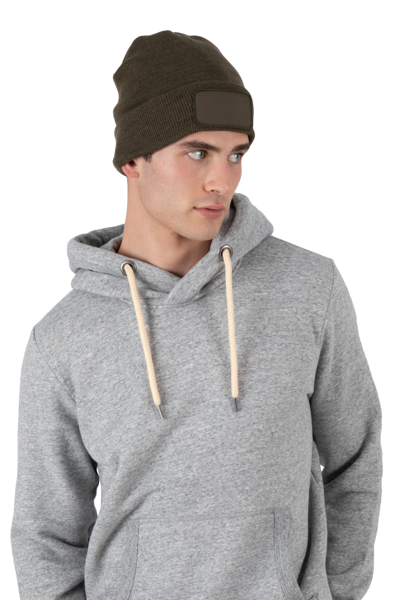 Visuel Bonnet recyclé avec patch