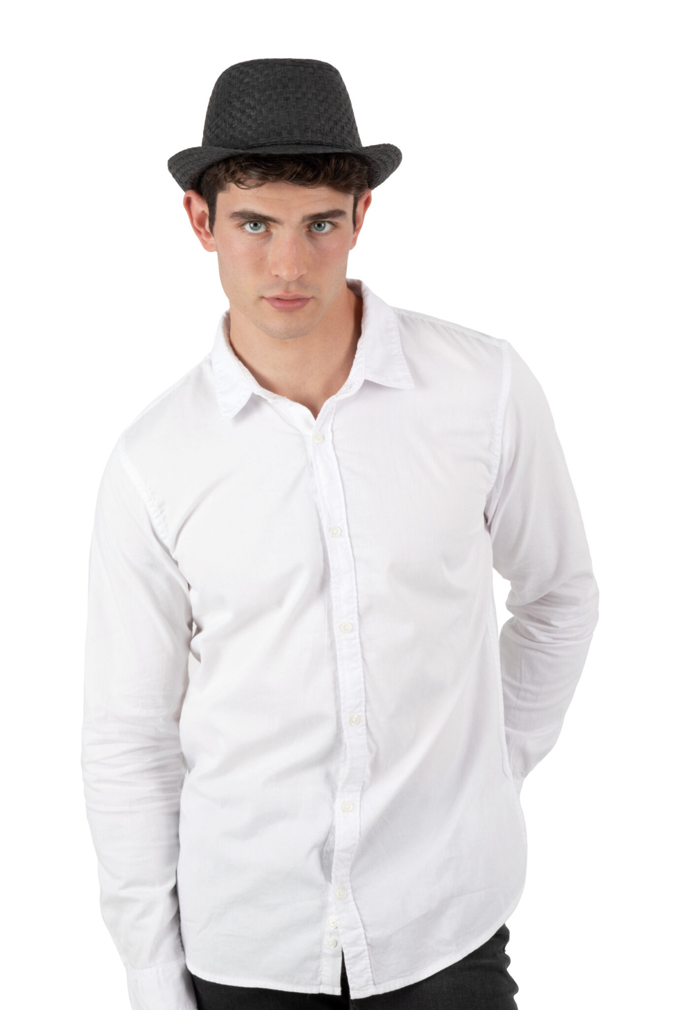 Visuel Chapeau de paille style Panama rétro