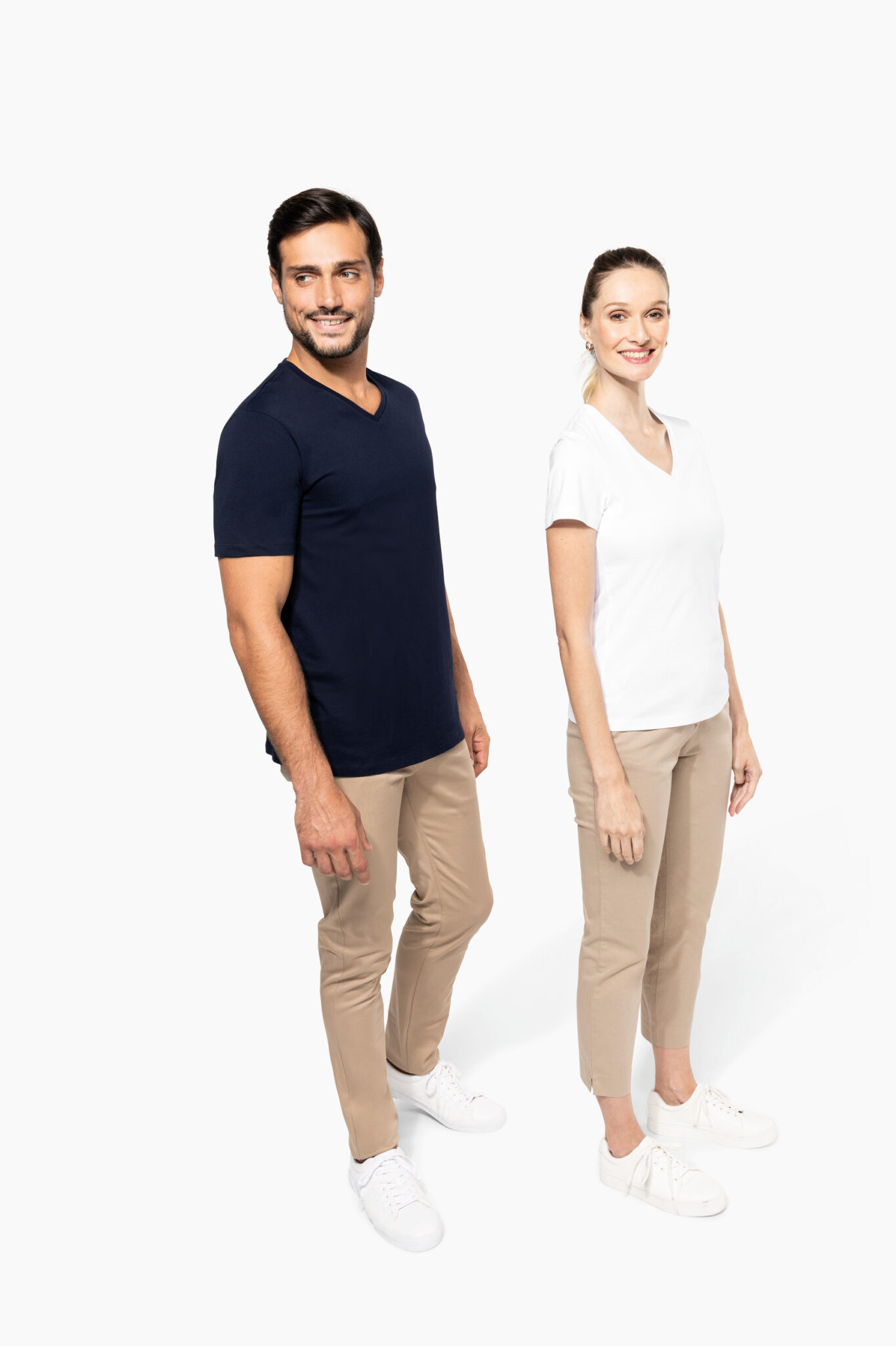 Miniature 9 pour T-shirt Supima® col V manches courtes homme