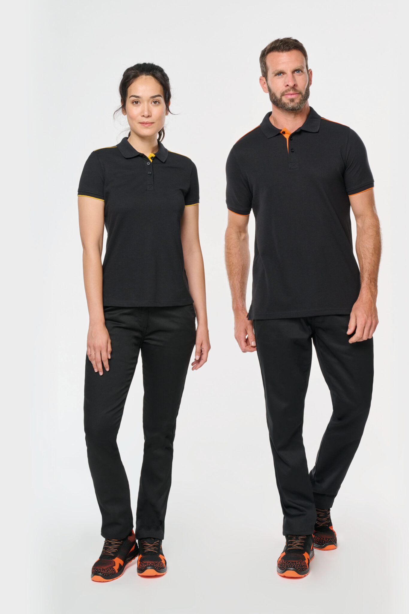 Miniature 7 pour Polo Day To Day contrasté manches courtes femme