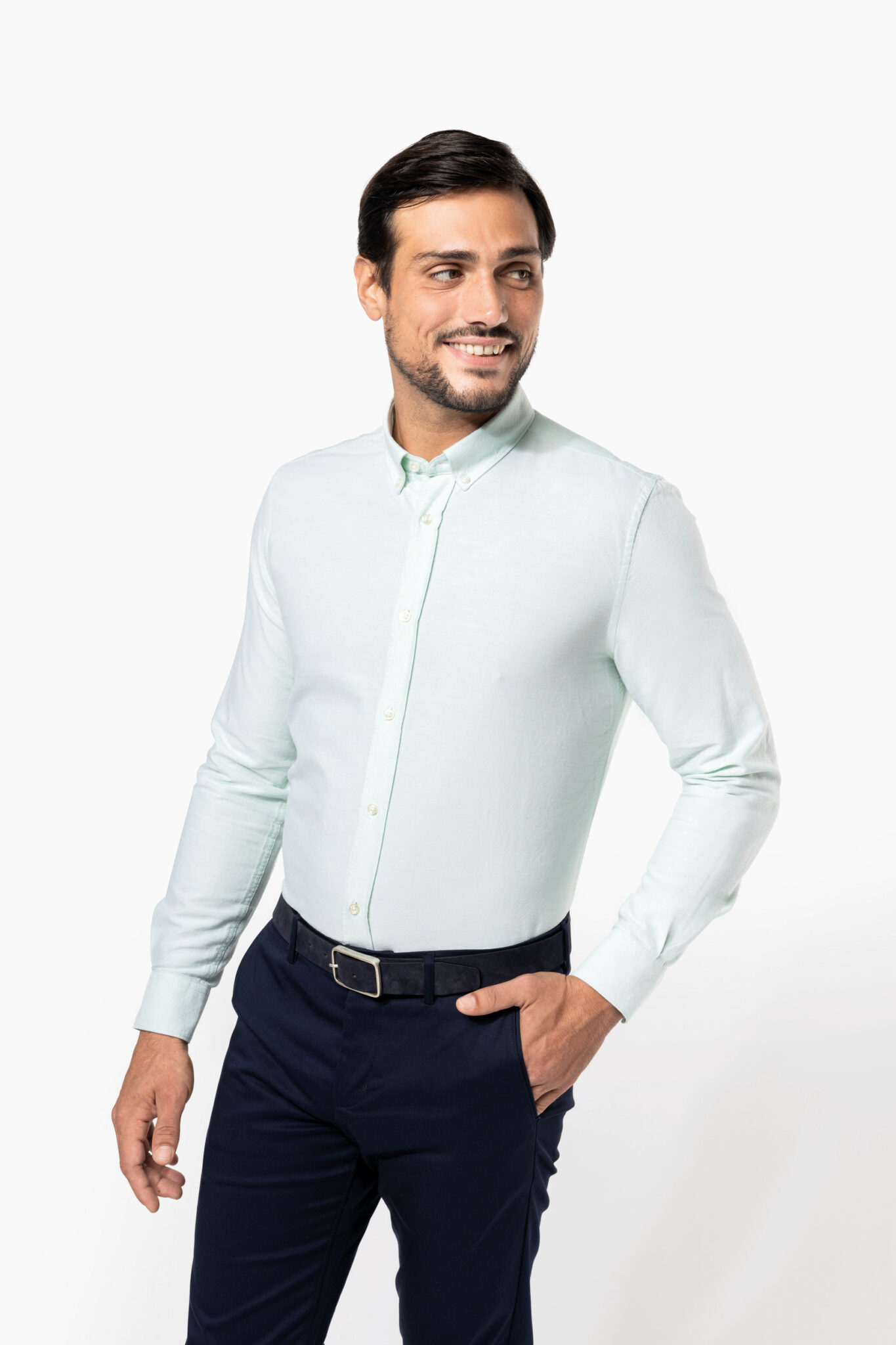 Miniature 3 pour Chemise Oxford manches longues homme